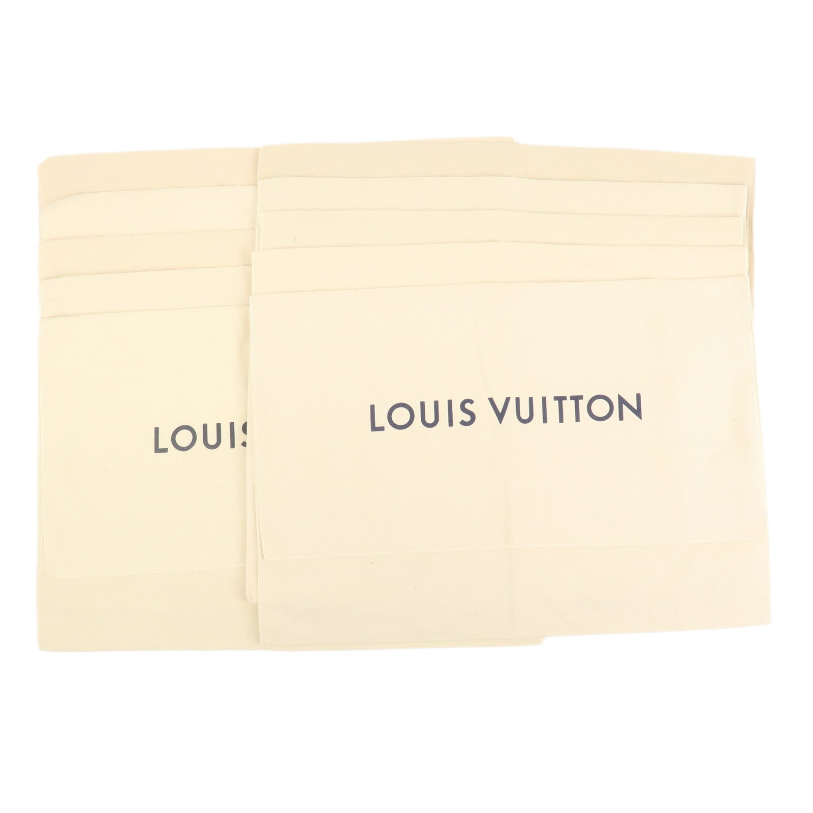 Louis Vuitton Set of 10 Dust Bag Storage Bag Flap Style