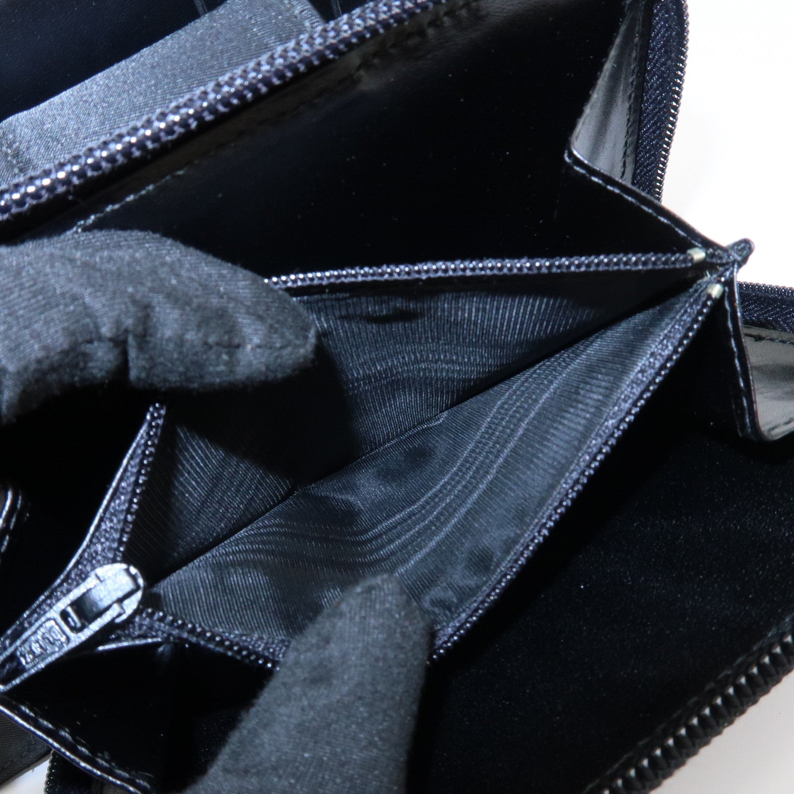 PRADA Triangle Logo Nylon Leather Planner Cover Agenda Cover Black