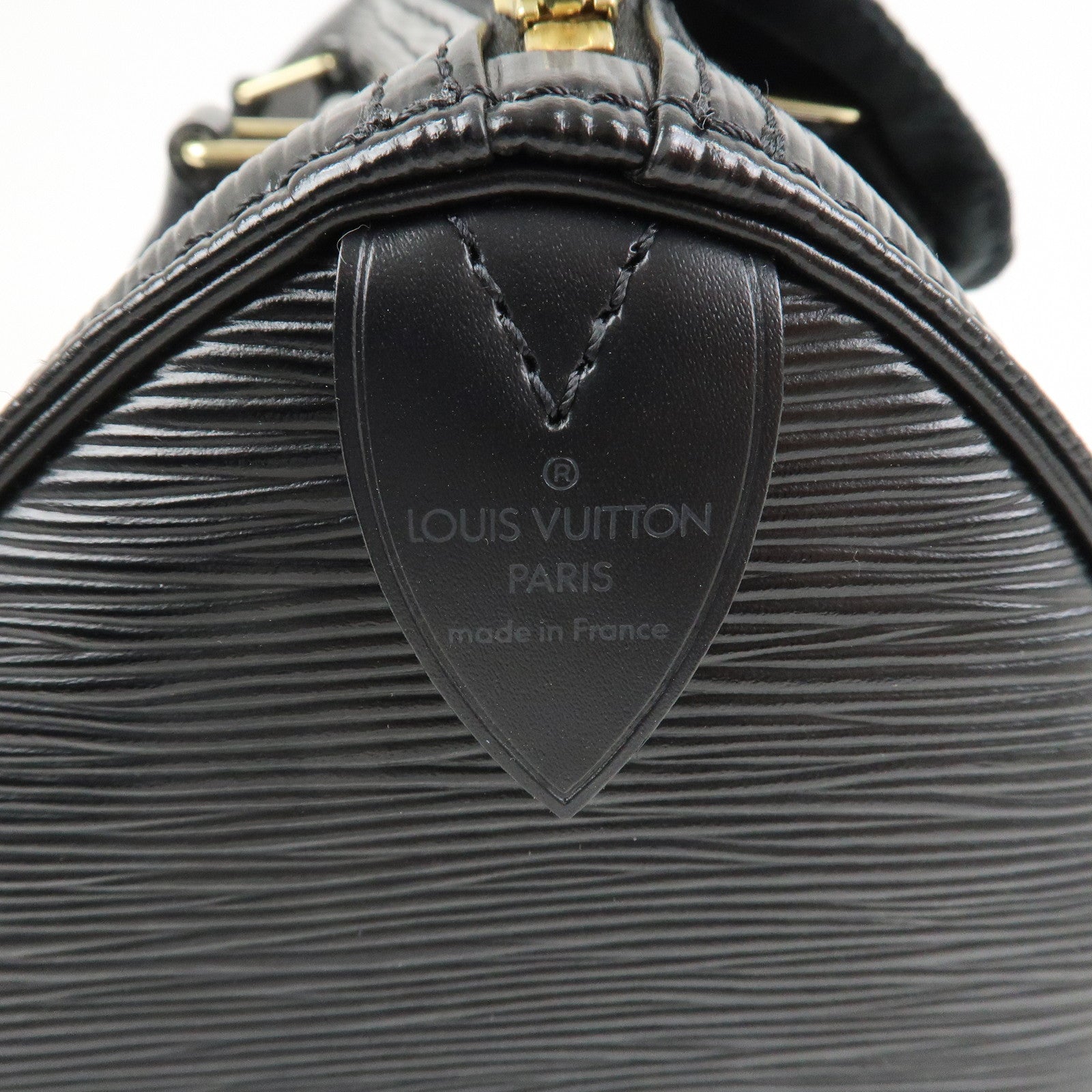Louis Vuitton Epi Leather Speedy 25 Hand Bag Boston Bag Noir M59032