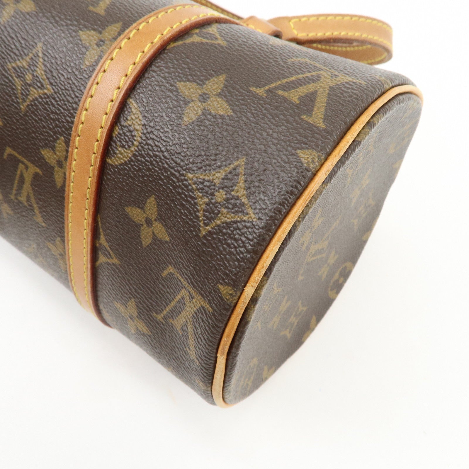 Louis Vuitton Monogram Papillon 26 Hand Bag Brown M51386