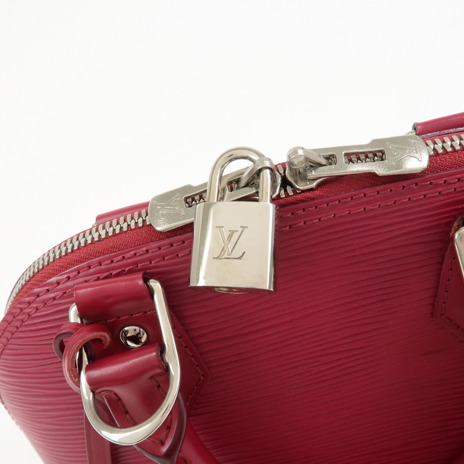 Louis Vuitton Epi Alma BB Hand Bag Shoulder Bag Fuchsia M40851