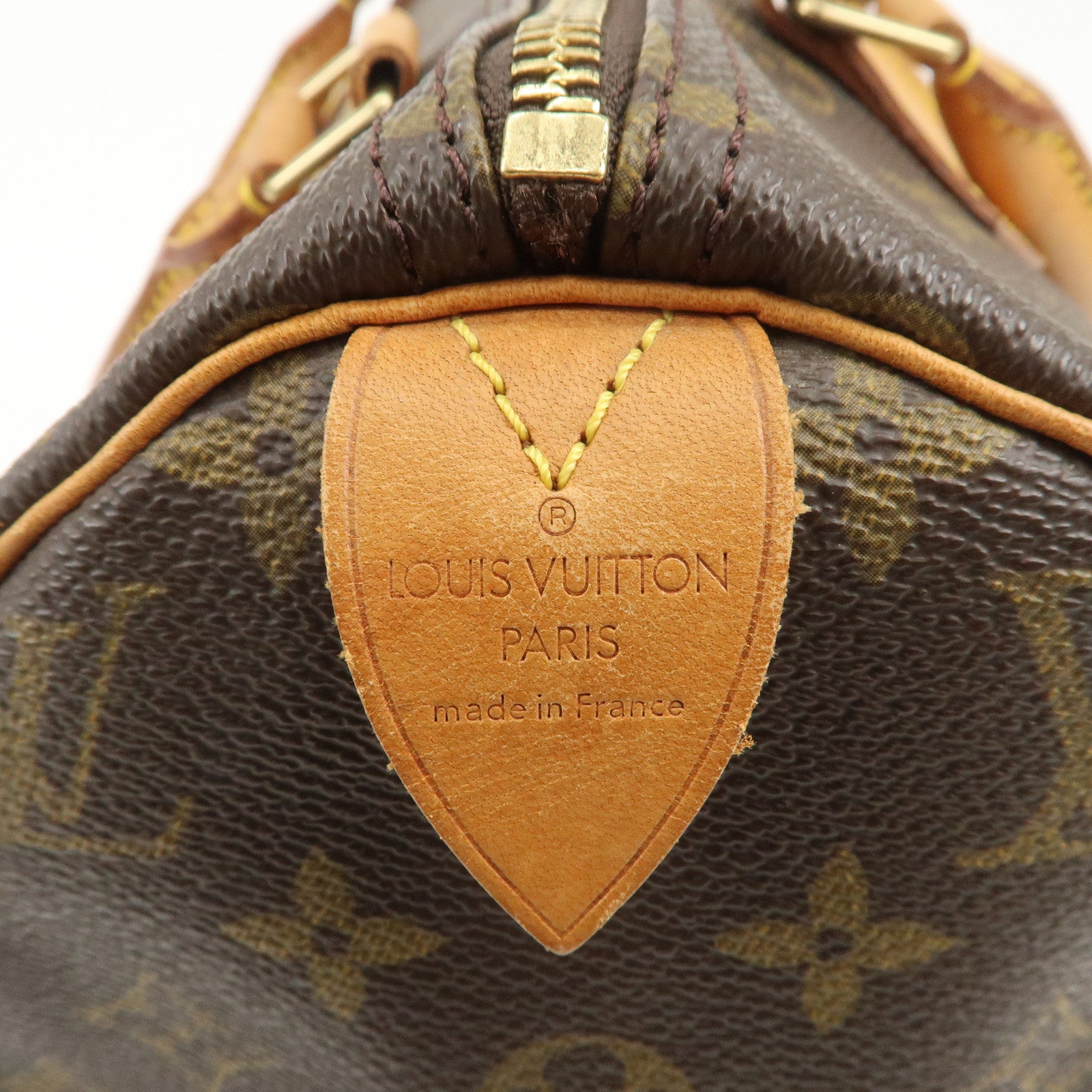 Louis Vuitton Monogram Speedy 30 Boston Bag Hand Bag Brown M41526