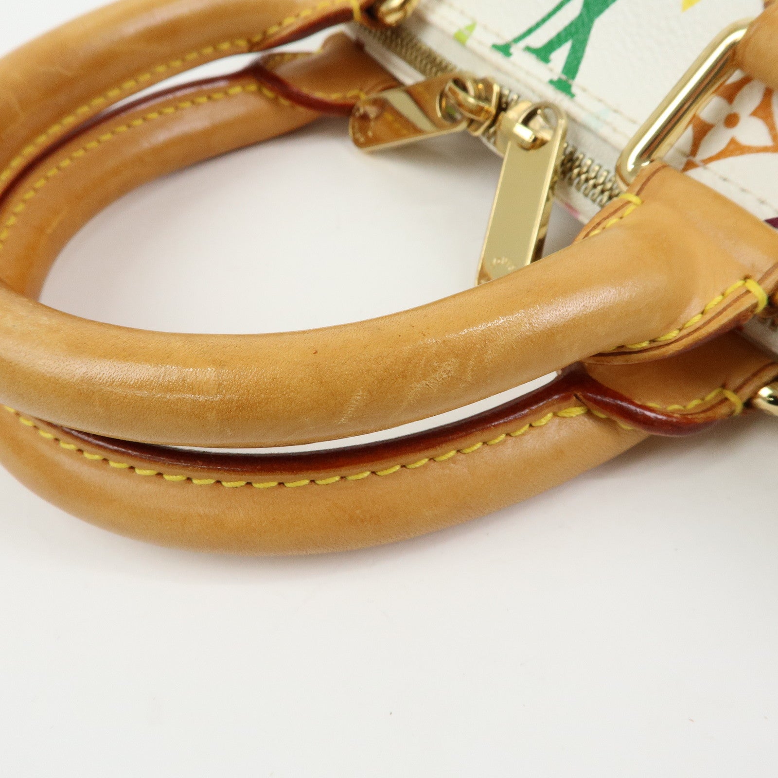Louis Vuitton Monogram Multicolor Alma PM Hand Bag Blanc M92647