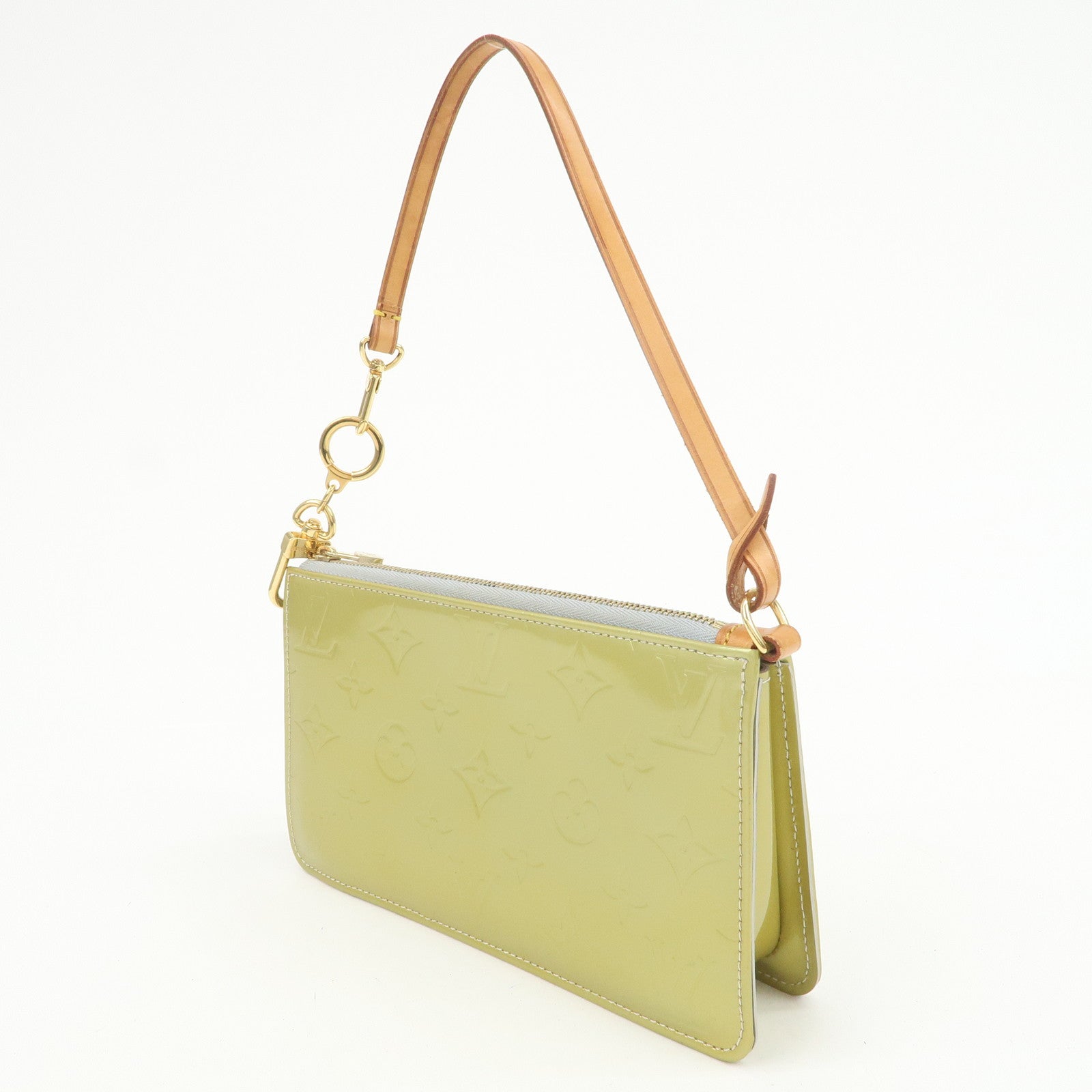 Louis Vuitton Monogram Vernis Lexington Hand Bag Baby Blue M91011