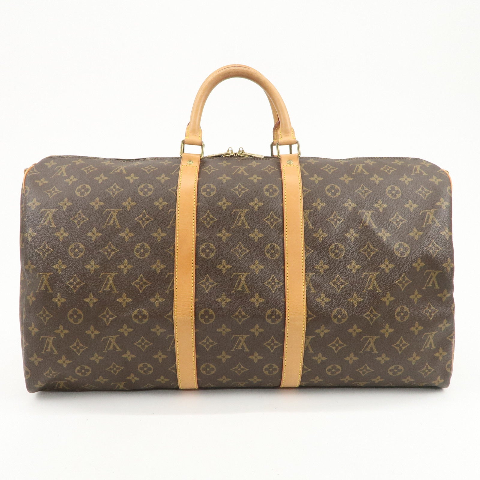 Louis Vuitton Monogram Keep All Bandouliere 55 Boston Bag M41414