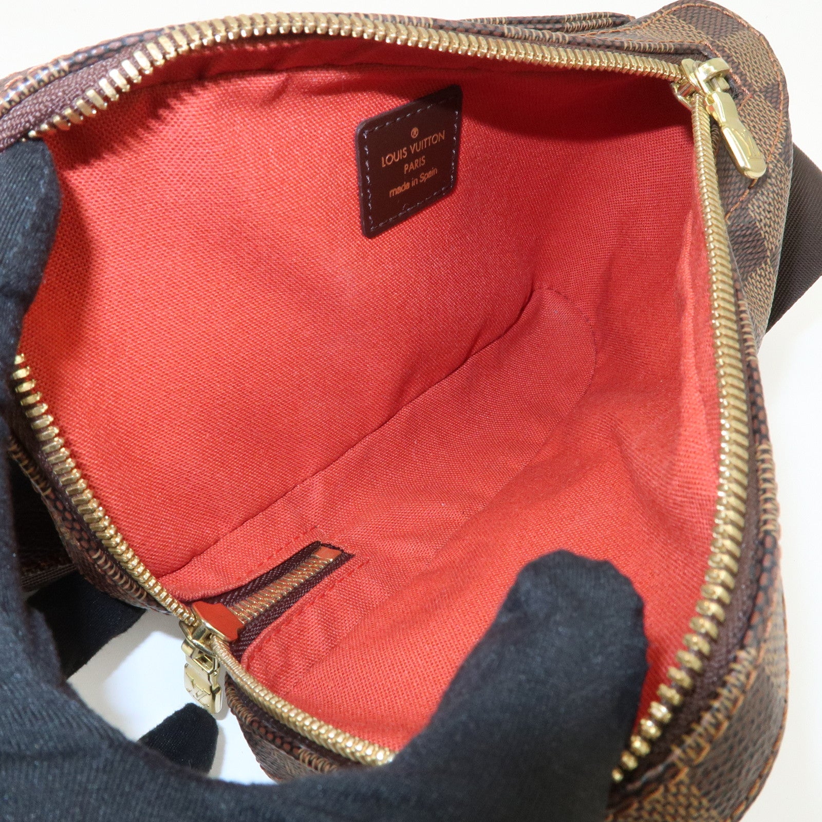 Louis Vuitton Damier Ebene Geronimos Crossbody Bag Waist Bag N51994 Used