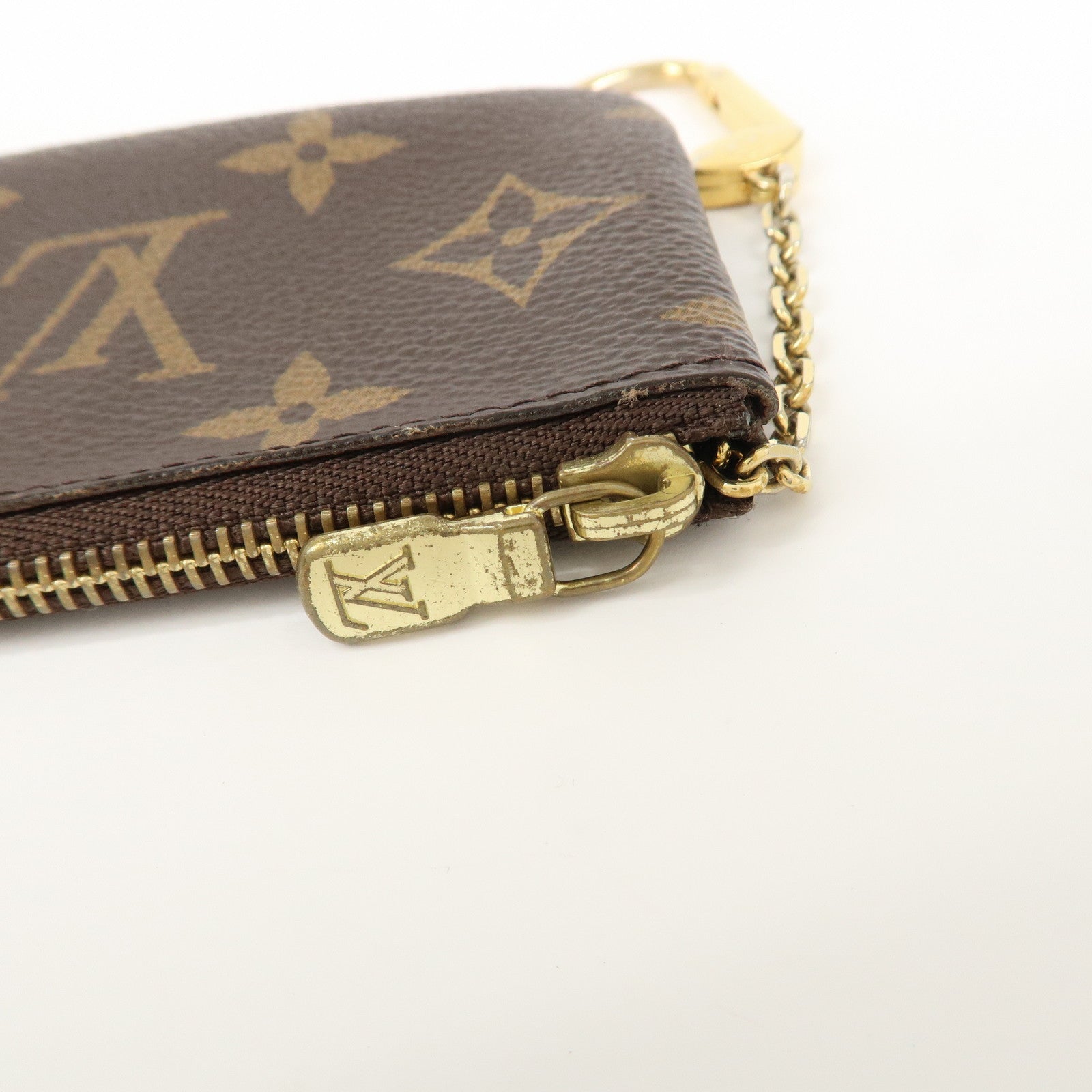 Louis Vuitton Monogram Pochette Cles Coin Case Key Case M62650