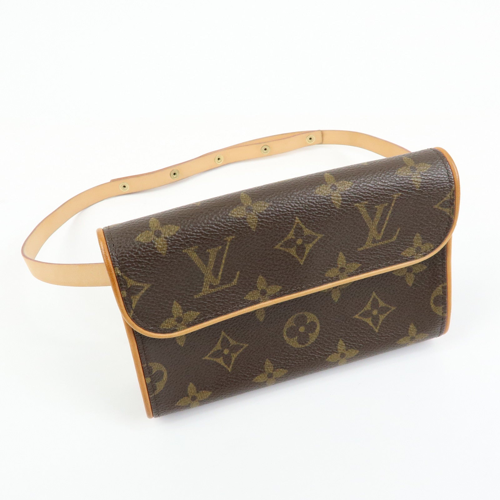 Louis Vuitton Monogram Pochette Florentine Waist Bag Belt M51855
