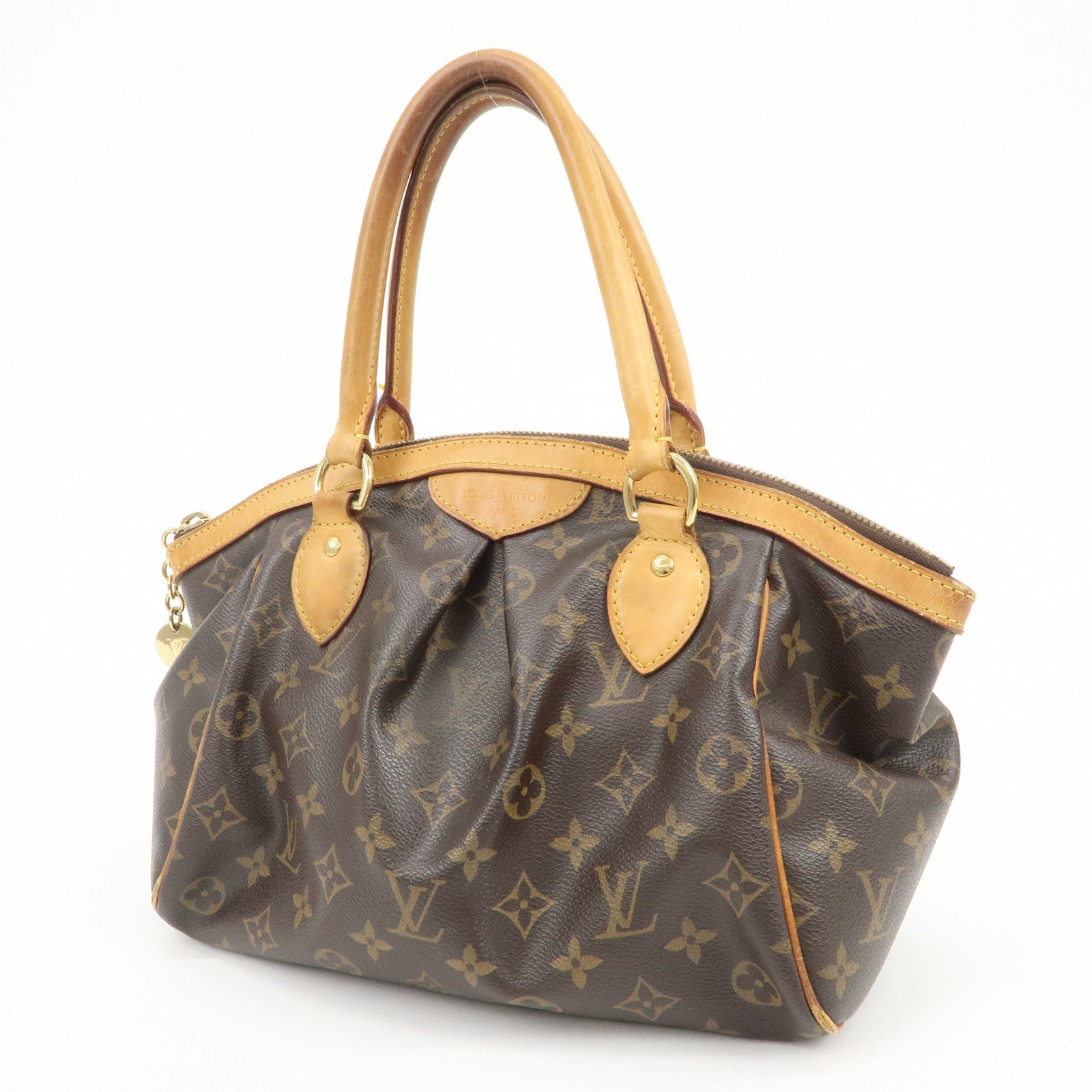 Louis Vuitton Monogram Tivoli PM Hand Bag Shoulder Bag Brown M40143