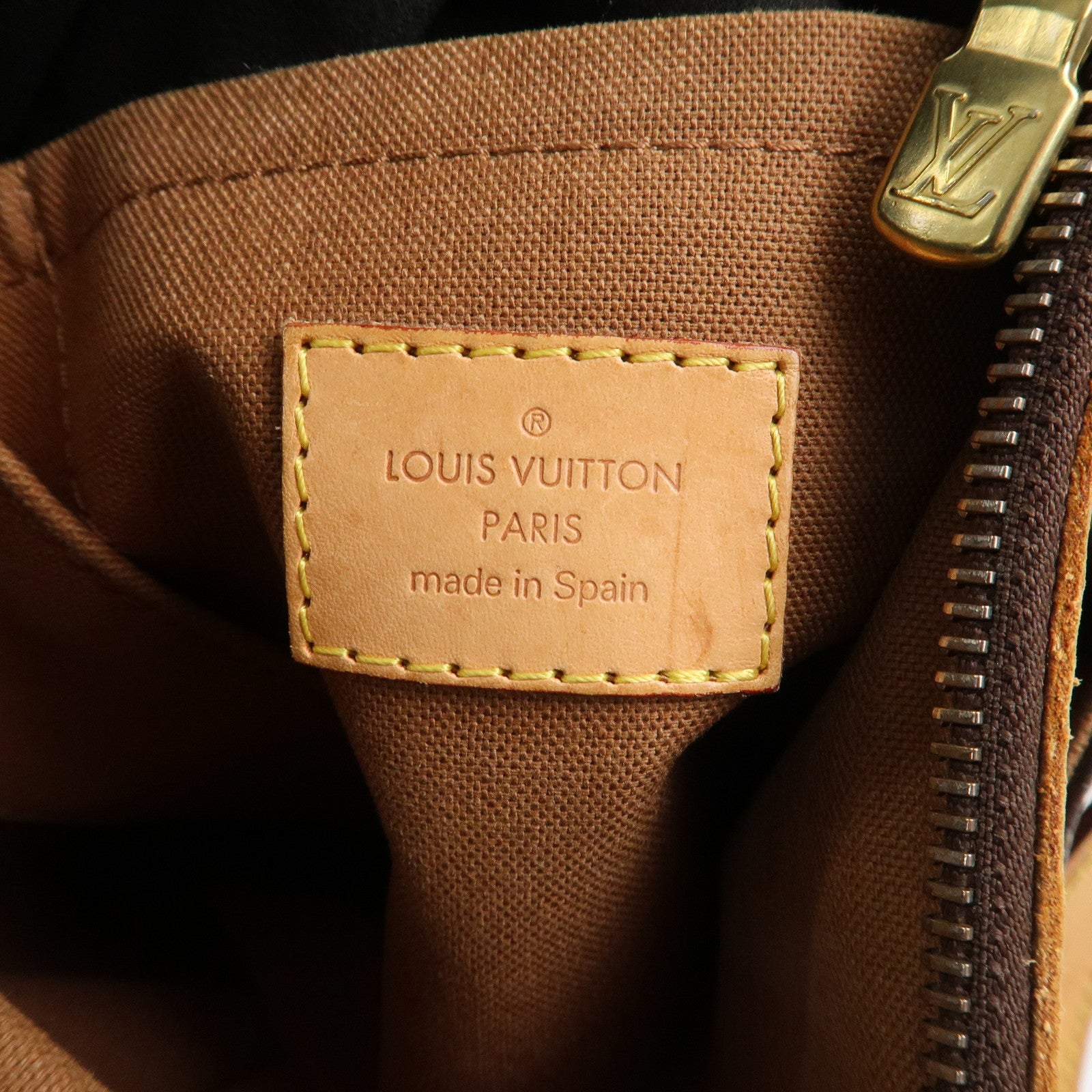 Louis Vuitton Monogram Odeon PM Shoulder Bag Brown M56390 Used