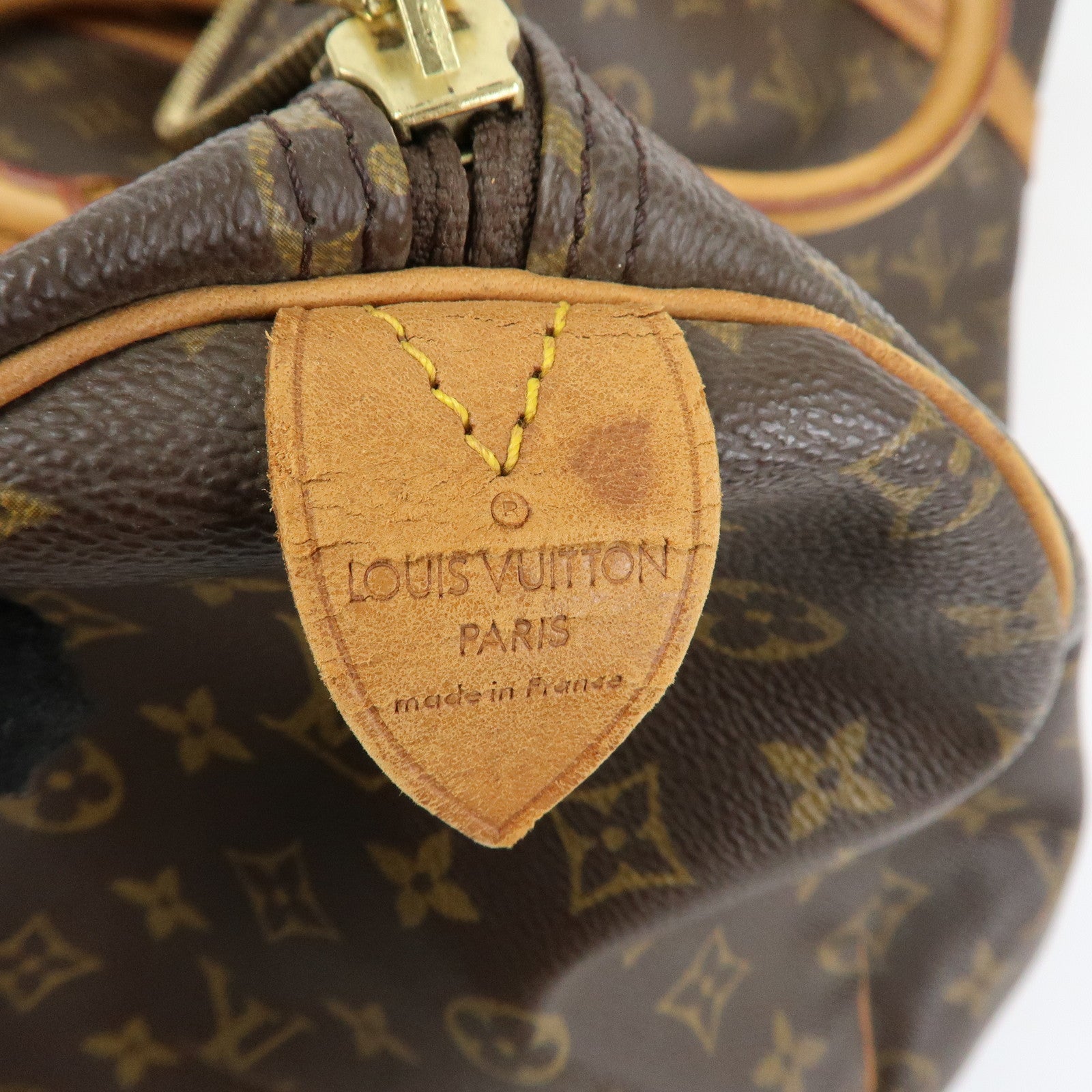 Louis Vuitton Keep All 55 Boston Bag Hand Bag Brown M41414