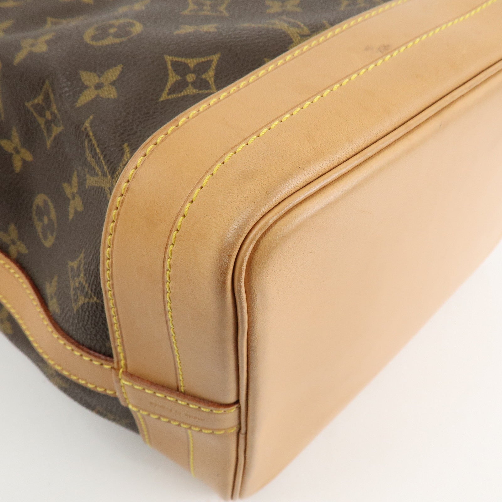 Louis Vuitton Monogram Noe Shoulder Bag Hand Bag Brown M42224 Used