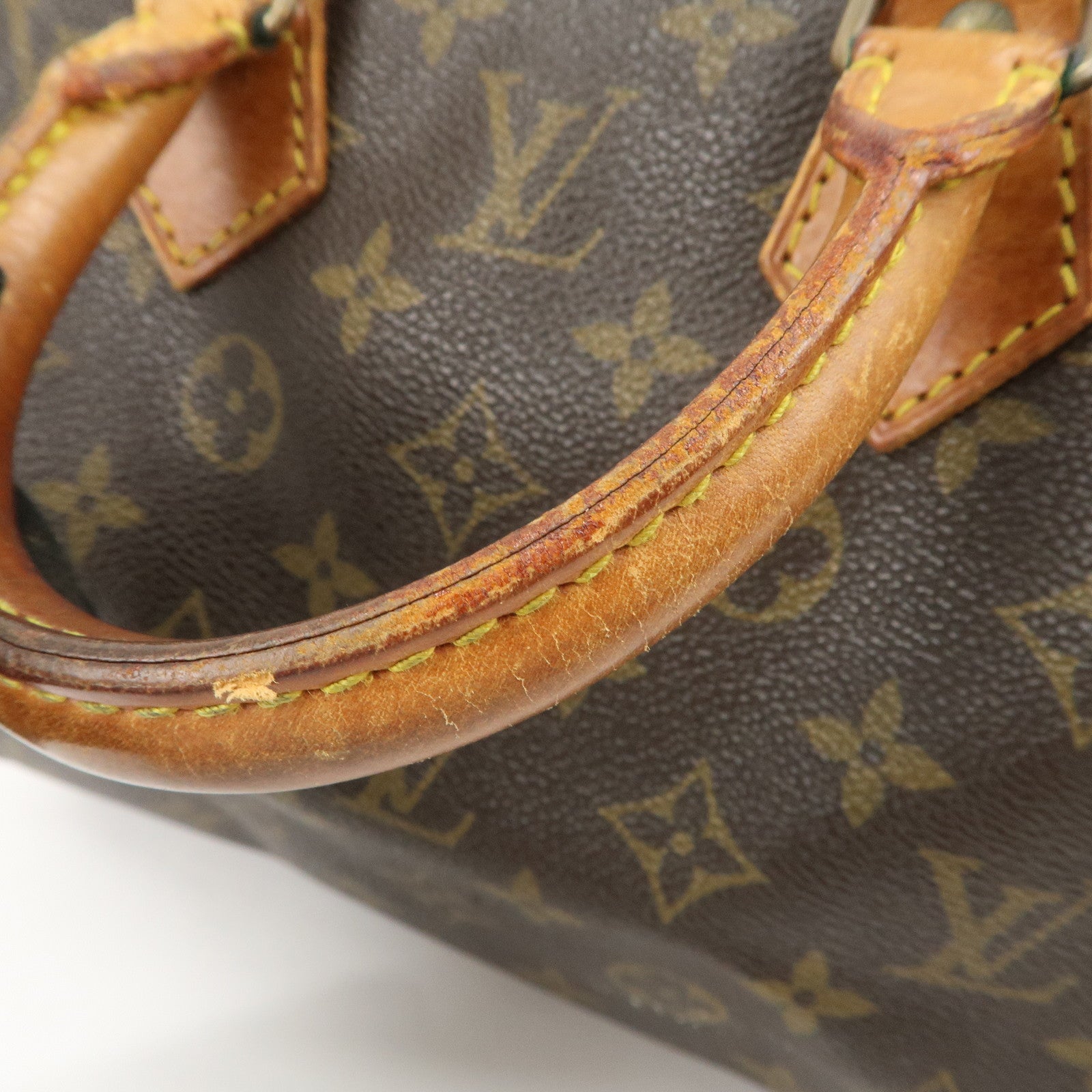 Louis Vuitton Monogram Speedy 25 Boston Bag Hand Bag Brown M41528
