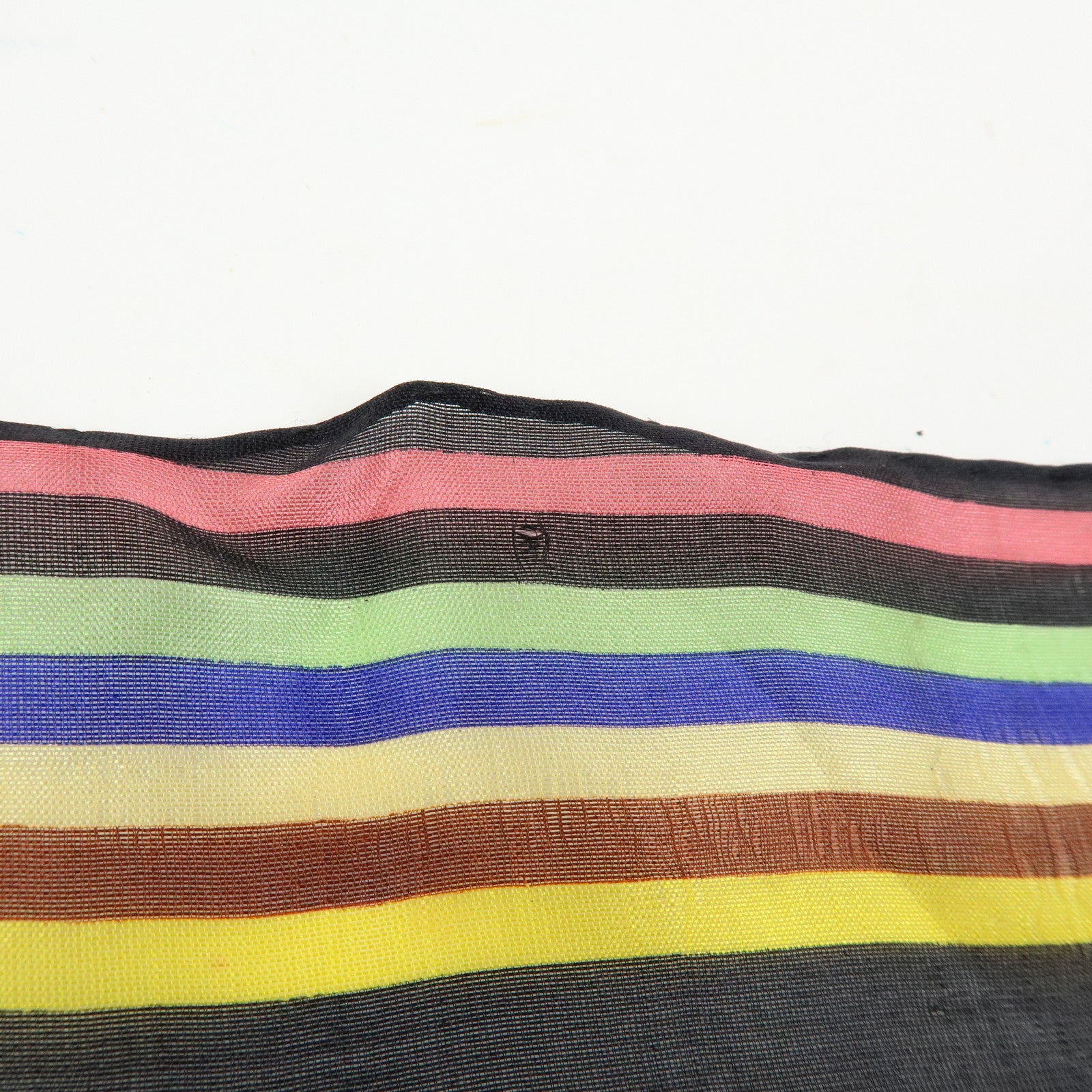 Louis Vuitton Monogram Silk 100% Scarf Multicolor Noir Black