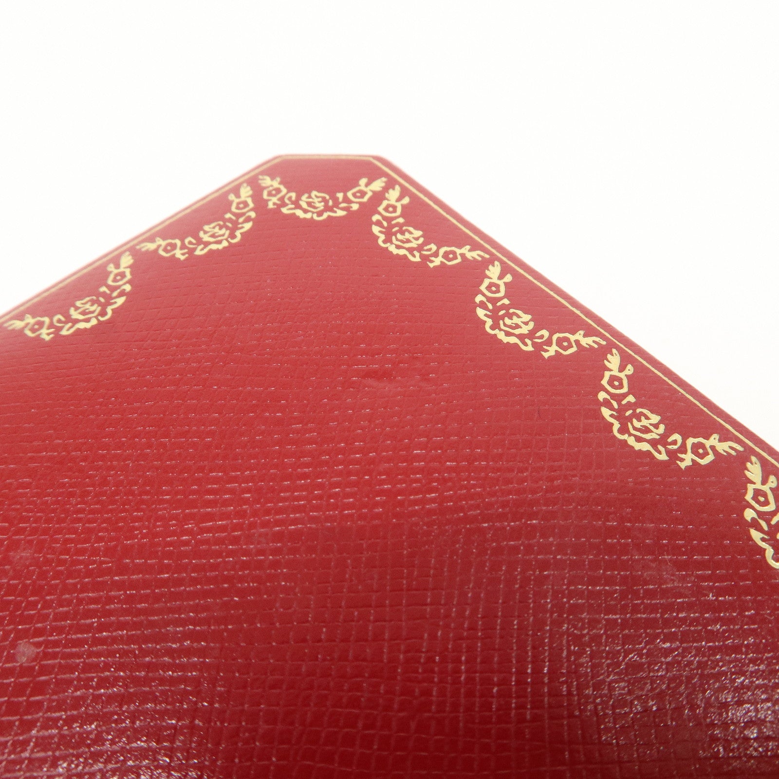Cartier Set of 5 Jewelry Boxes Ring Boxes Red Gold