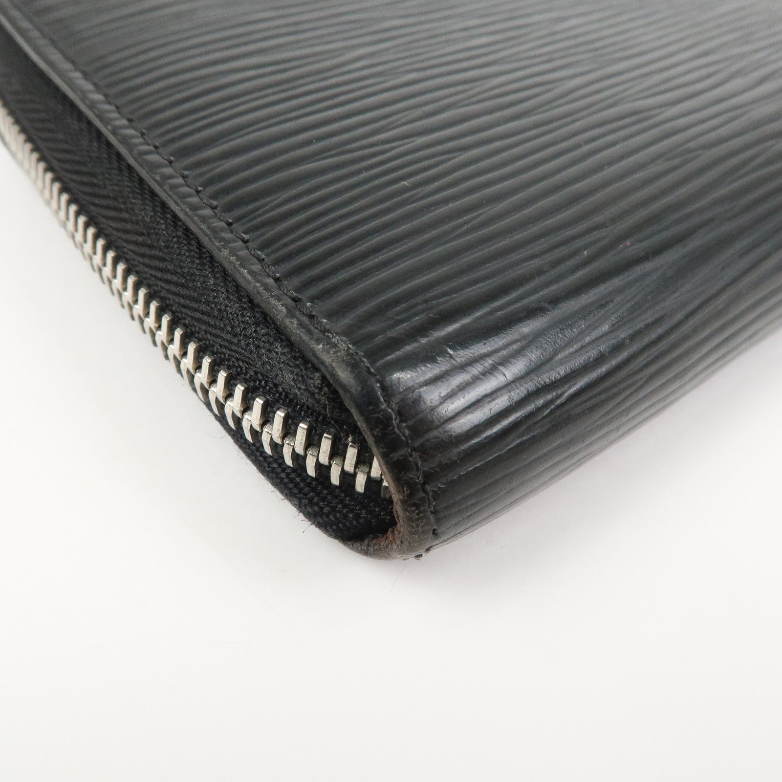 Louis Vuitton Epi Leather Zippy Long Wallet Noir Black M60072
