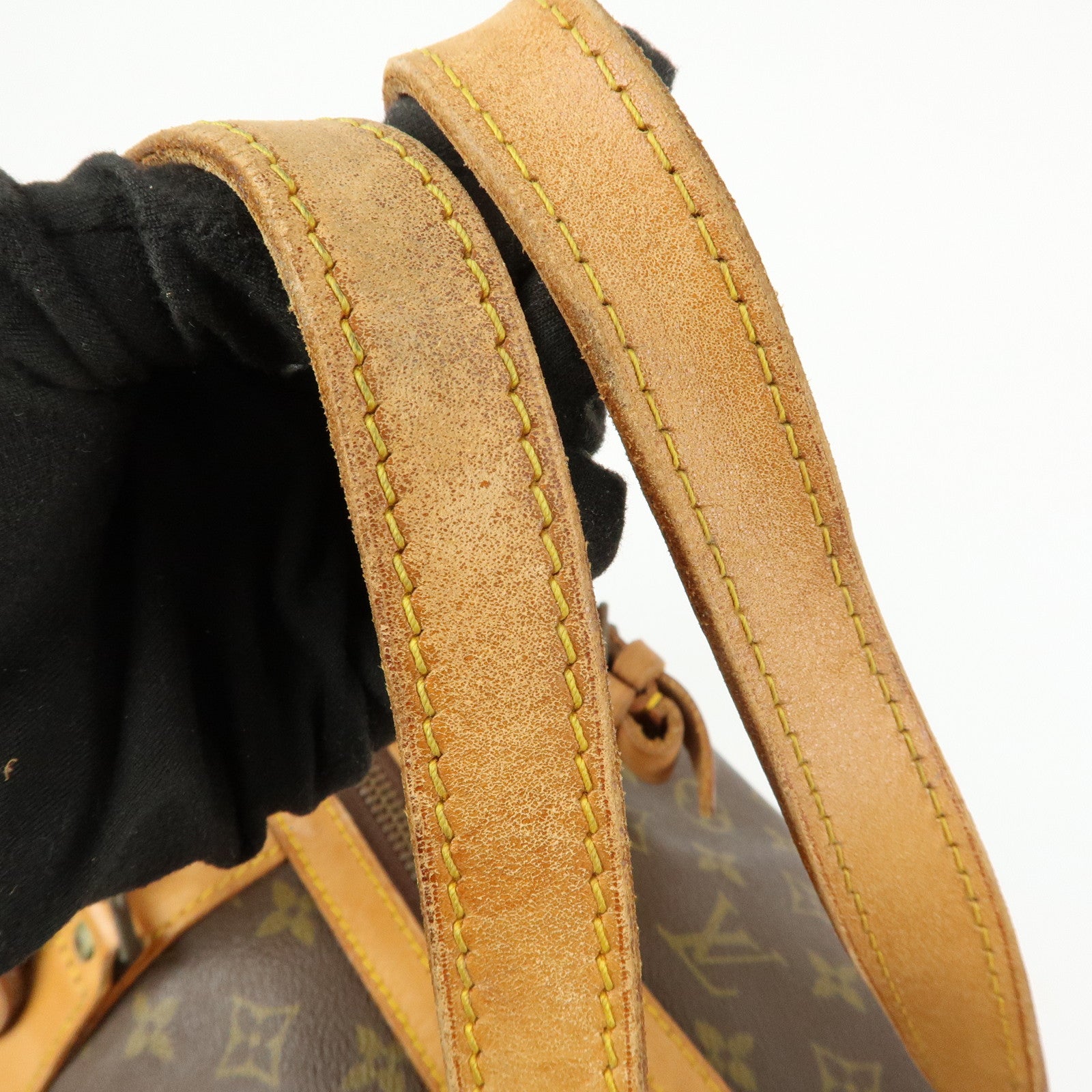 Louis Vuitton Monogram Sac Souple 55 Boston Bag Brown M41622