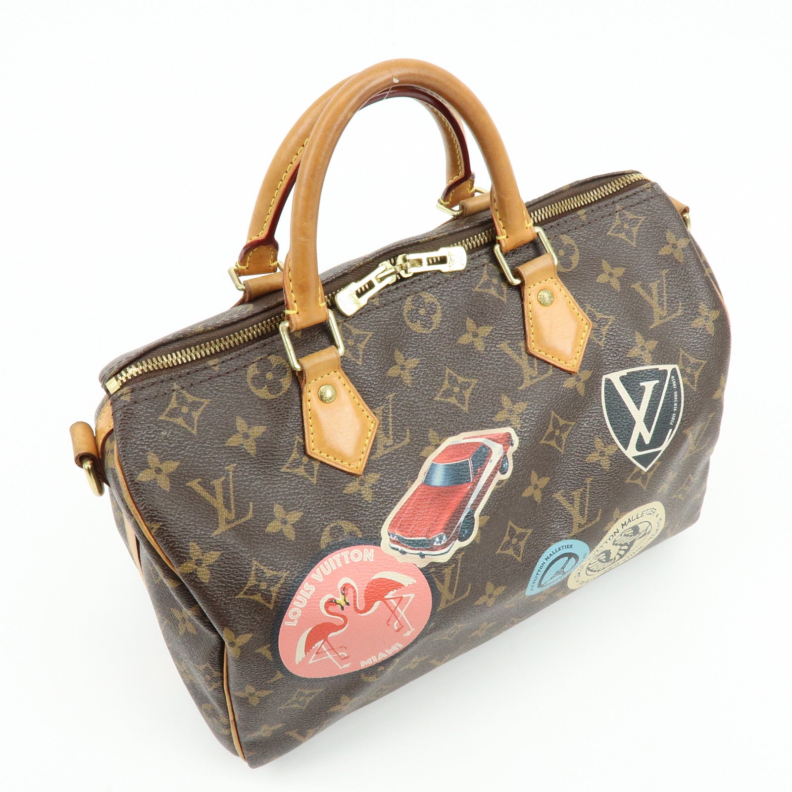 Louis Vuitton Monogram World Tour Speedy Bandouliere 30 M43231