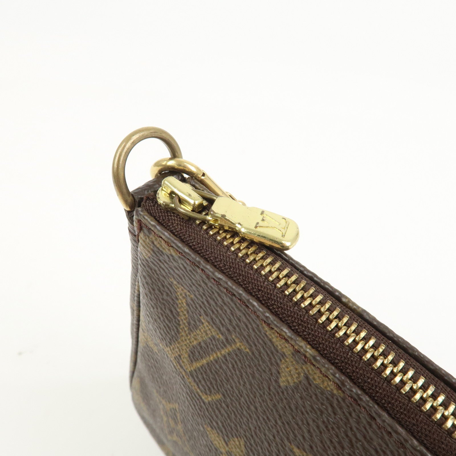 Louis Vuitton Monogram Pochette Accessoires Pouch Hand Bag M51980