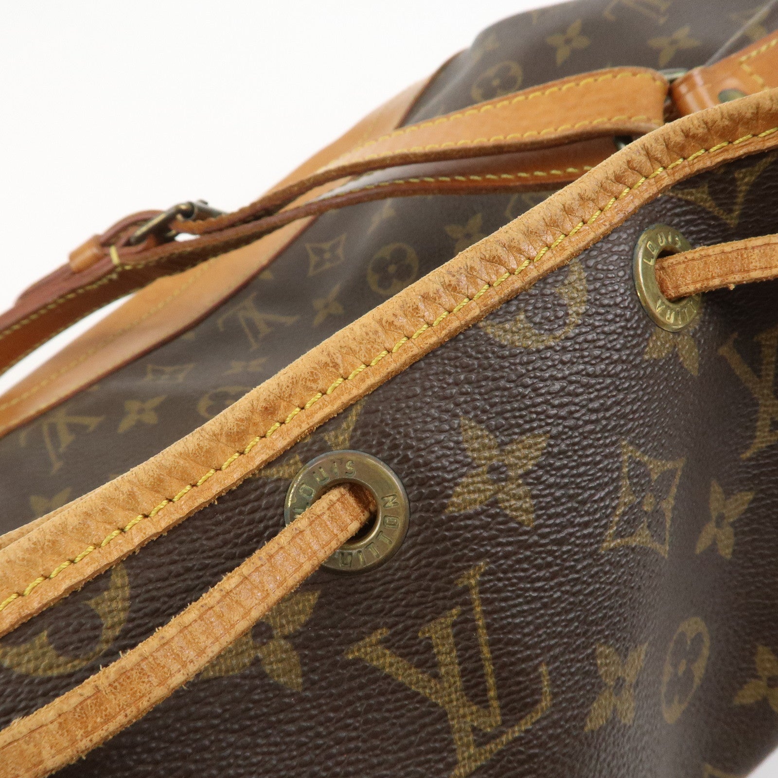 Louis Vuitton Monogram Noe Shoulder Bag Hand Bag Brown M42224