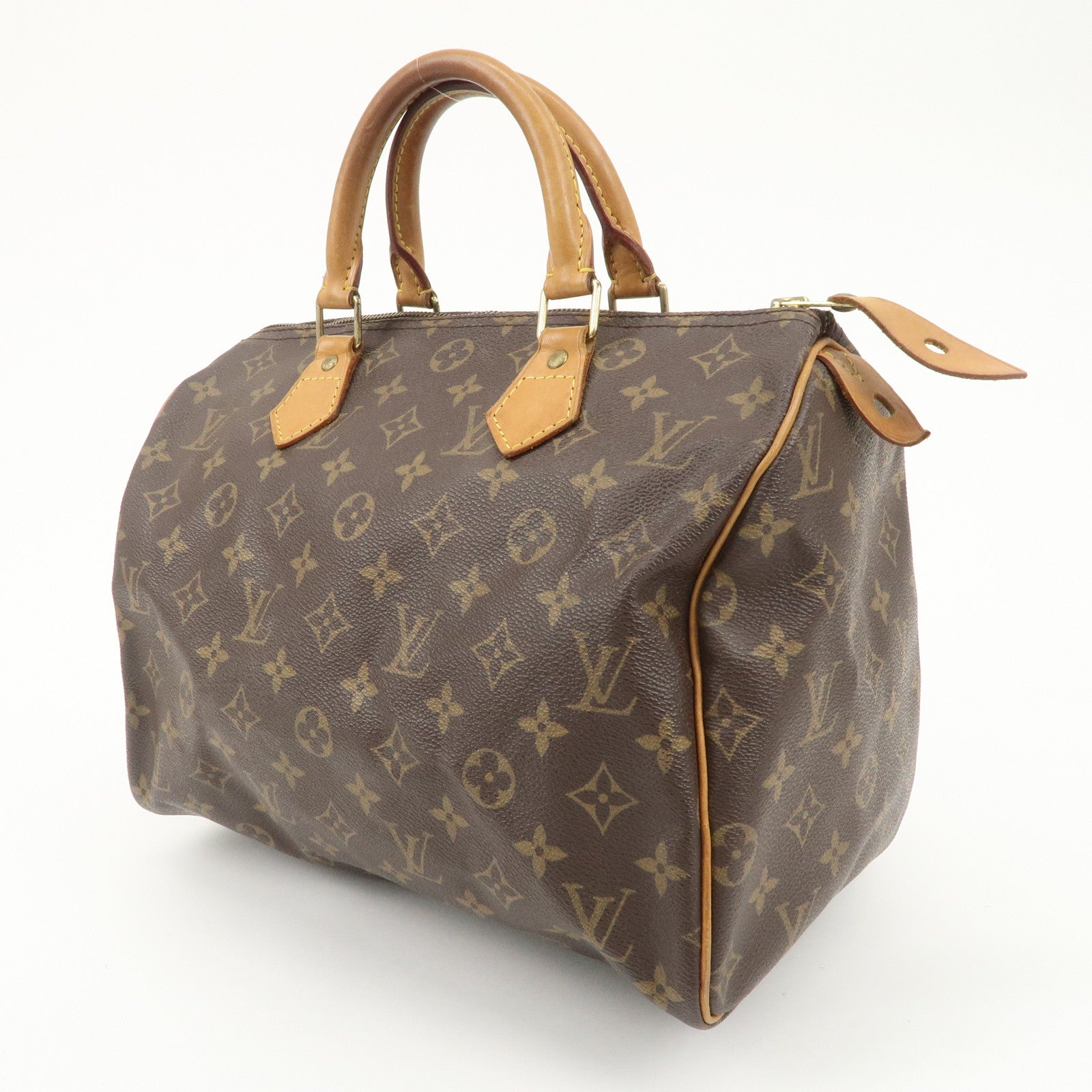 Louis Vuitton Monogram Speedy 30 Hand Bag Boston Bag M41526 Used