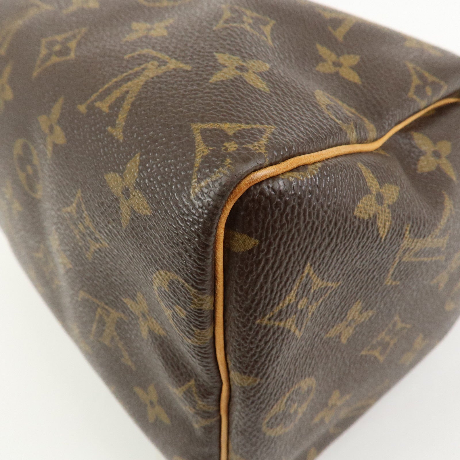 Louis Vuitton Monogram Speedy 25 Boston Bag Hand Bag Brown M41528