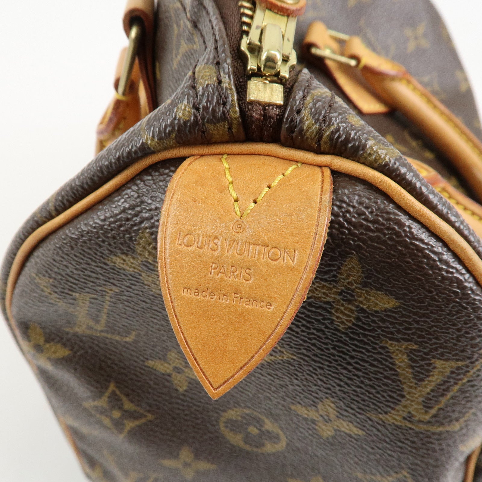 Louis Vuitton Monogram Speedy 25 Hand Bag Boston Bag M41528 Used
