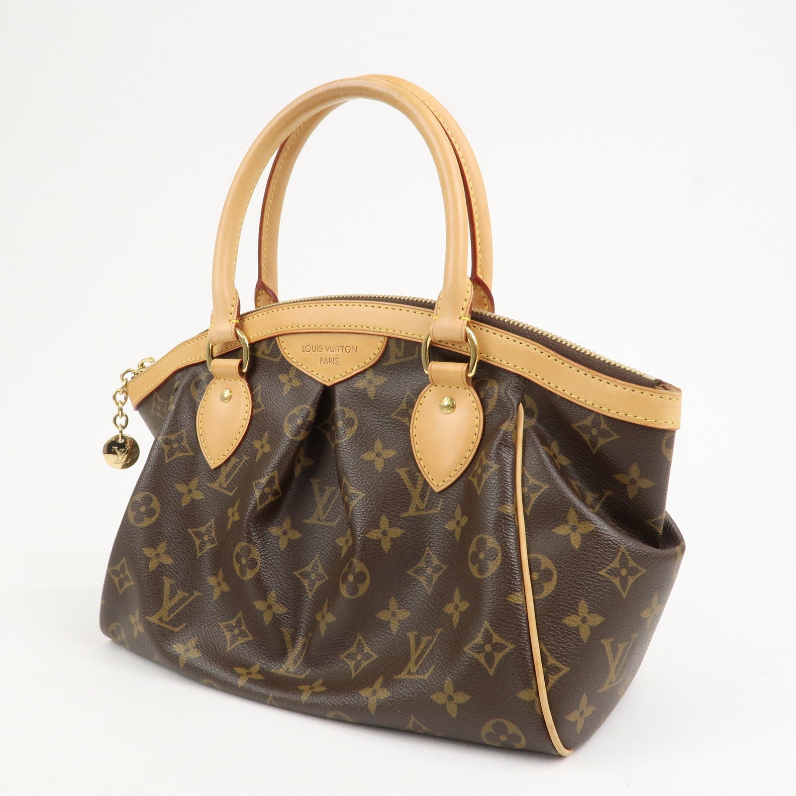 Louis Vuitton Monogram Tivoli PM Hand Bag Brown M40143