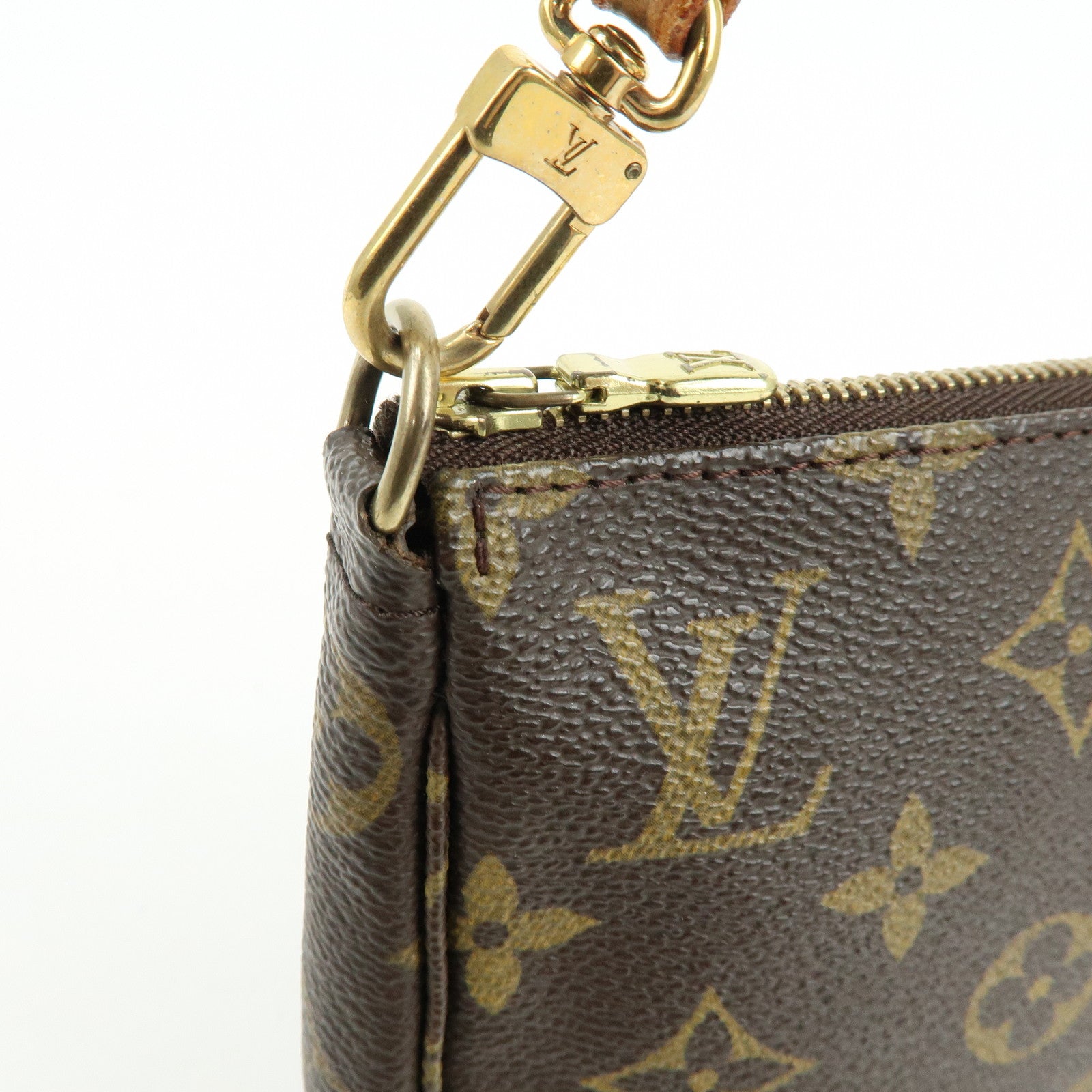 Louis Vuitton Monogram Pochette Accessoires Pouch Hand Bag M51980