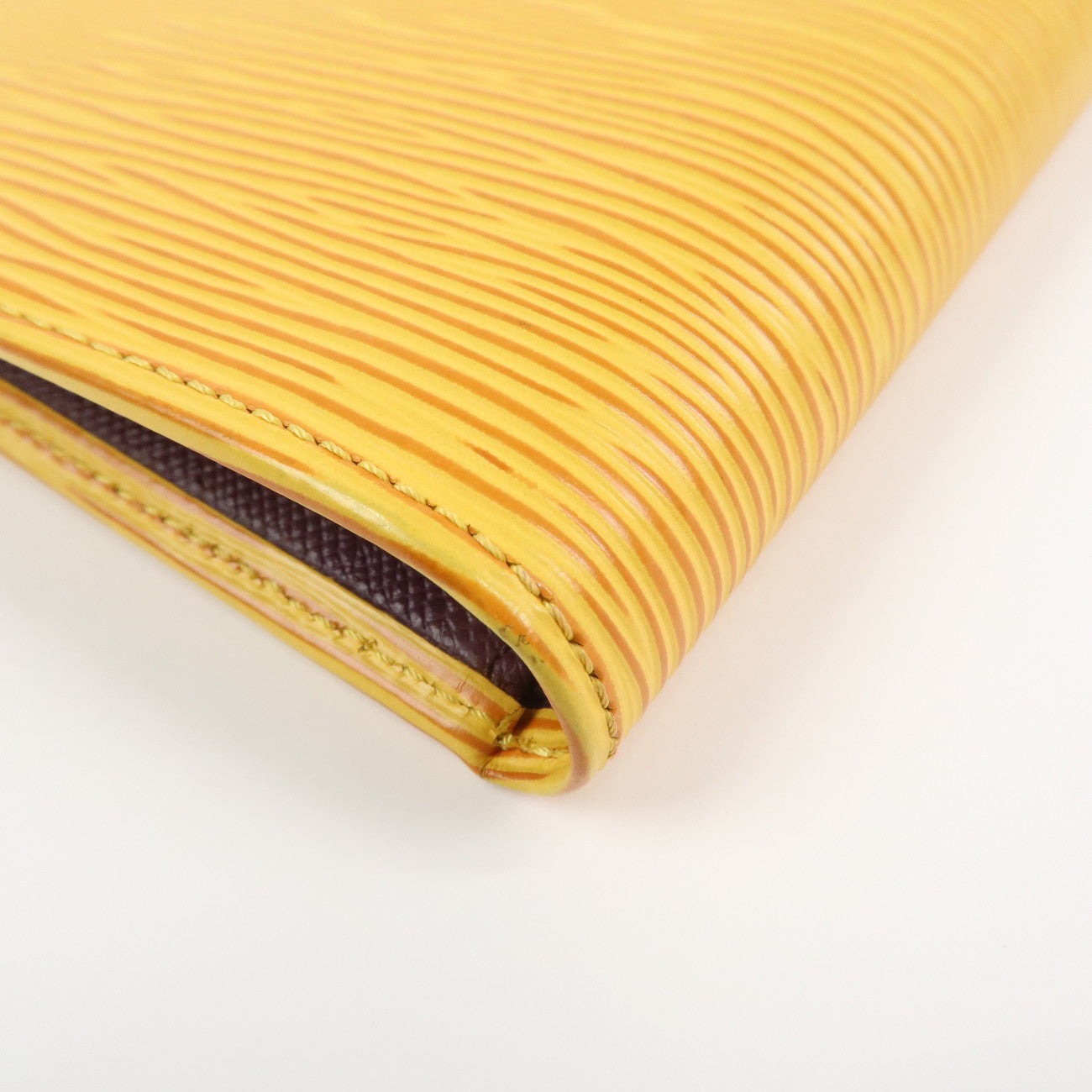 Louis Vuitton Epi Portefeuille Bié Compact Wallet Yellow M63559