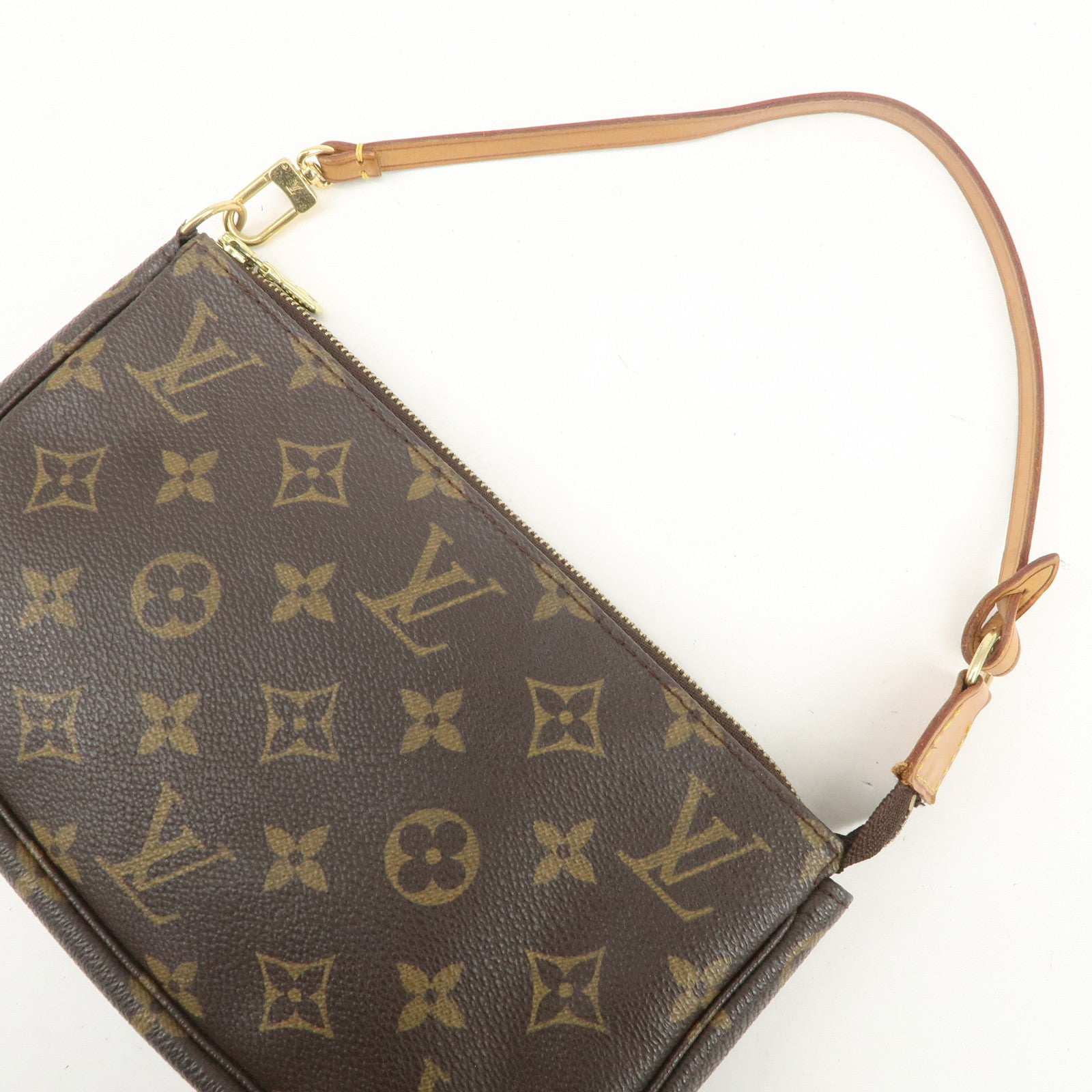 Louis Vuitton Monogram Pochette Accessoires Pouch Hand Bag M51980