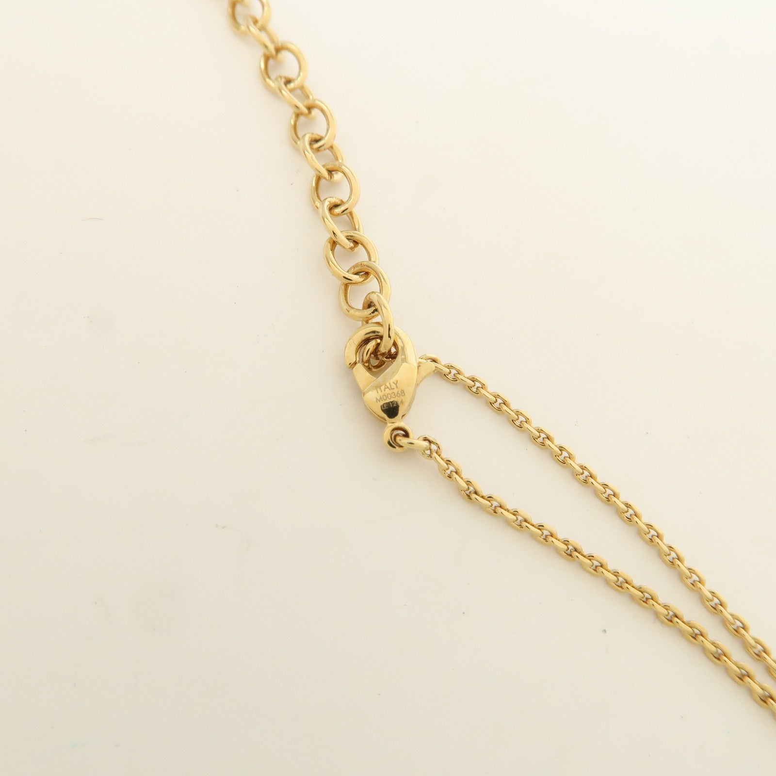 Louis Vuitton Petit Louis Metal Necklace LV Charm Gold M00368