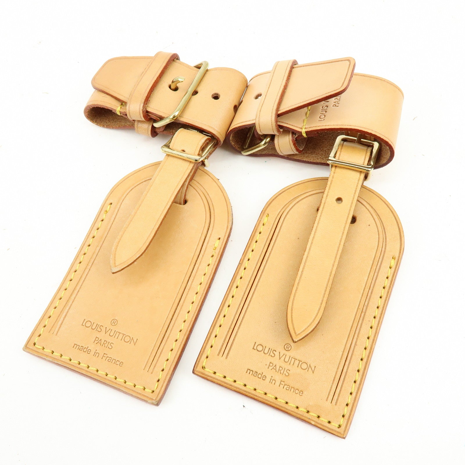 Louis Vuitton Set of 9 Leather Name Tag & Poignet