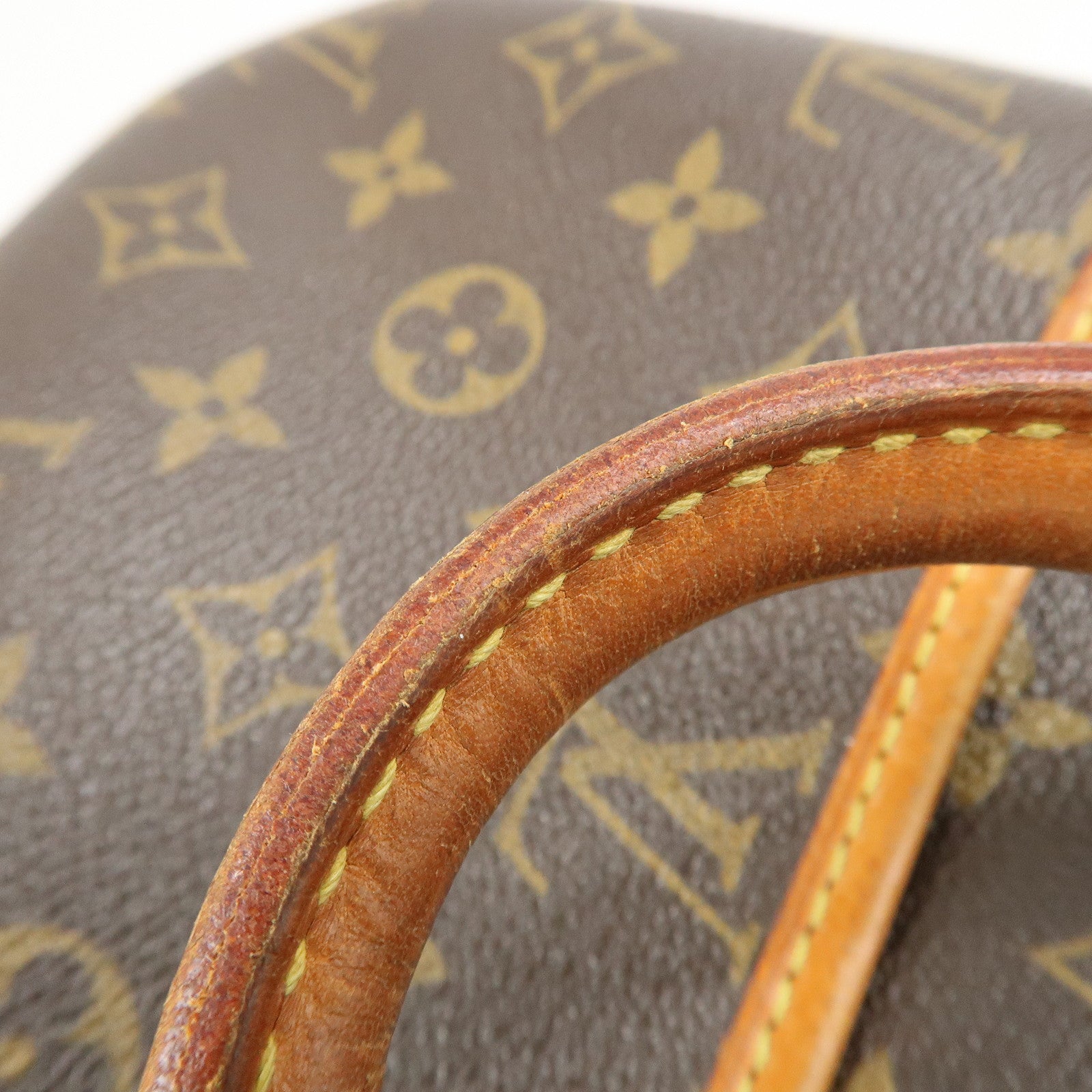 Louis Vuitton Monogram Trueville Hand Bag Brown M42228 Used