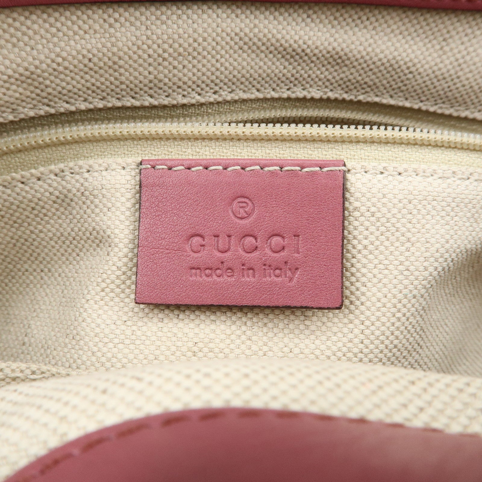 GUCCI Sukey Micro Guccissima Leather Shoulder Bag Pink 193604