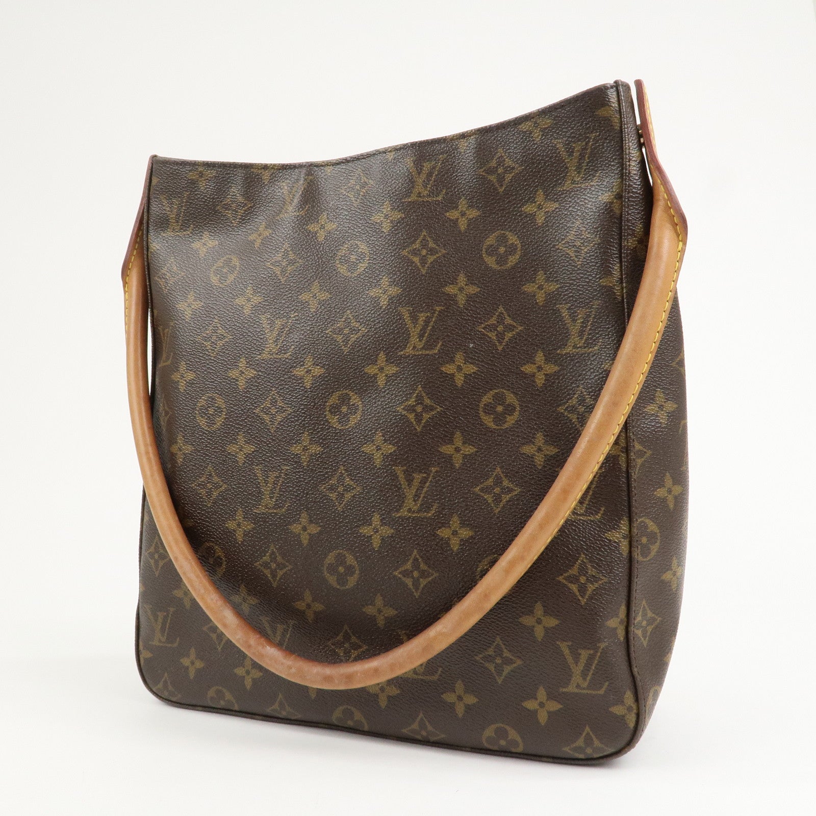 Louis Vuitton Monogram Looping GM Shoulder Bag Brown M51145