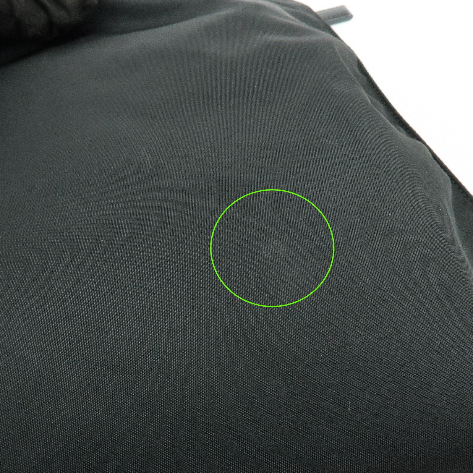 PRADA Triangle Logo Nylon Leather Shoulder Bag Crossbody Bag Black