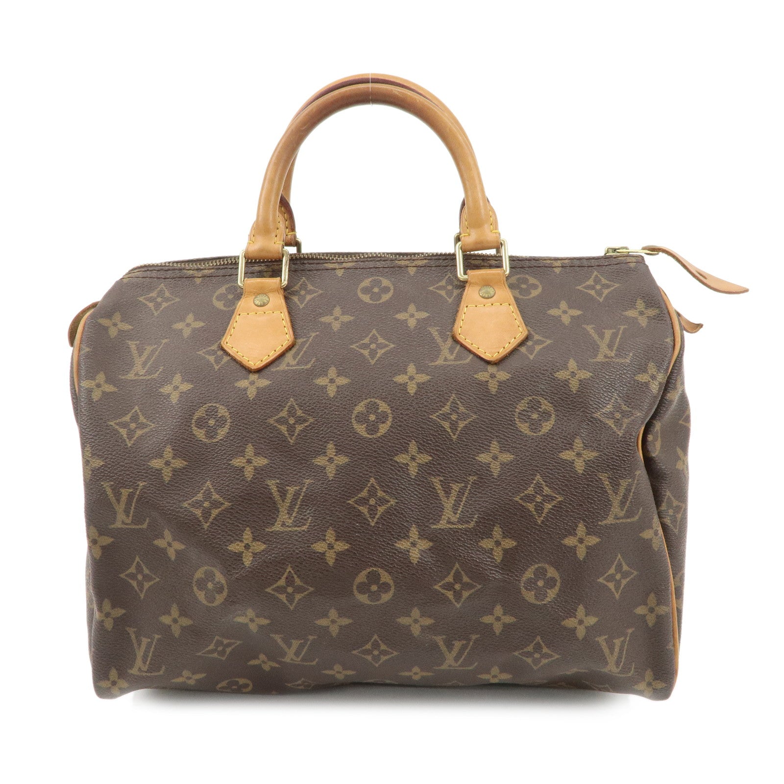 Louis Vuitton Monogram Speedy 30 Hand Bag Boston Bag M41526 Used