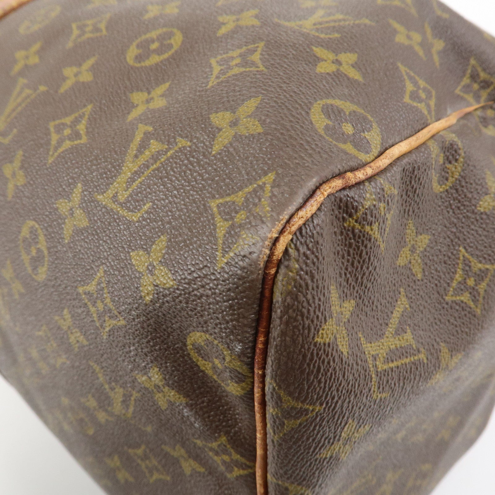 Louis Vuitton Monogram Keep All 55 Boston Bag Brown M41424