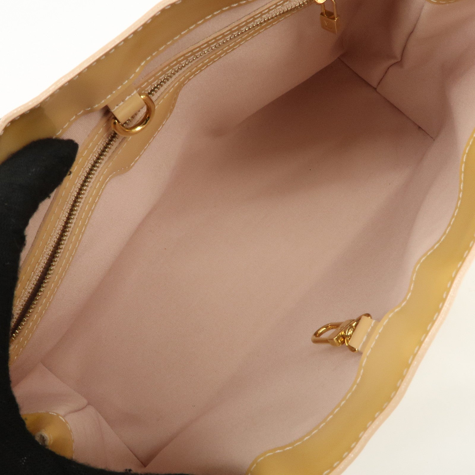 Louis Vuitton Monogram Vernis Wilshire PM Hand Bag M91642 Used