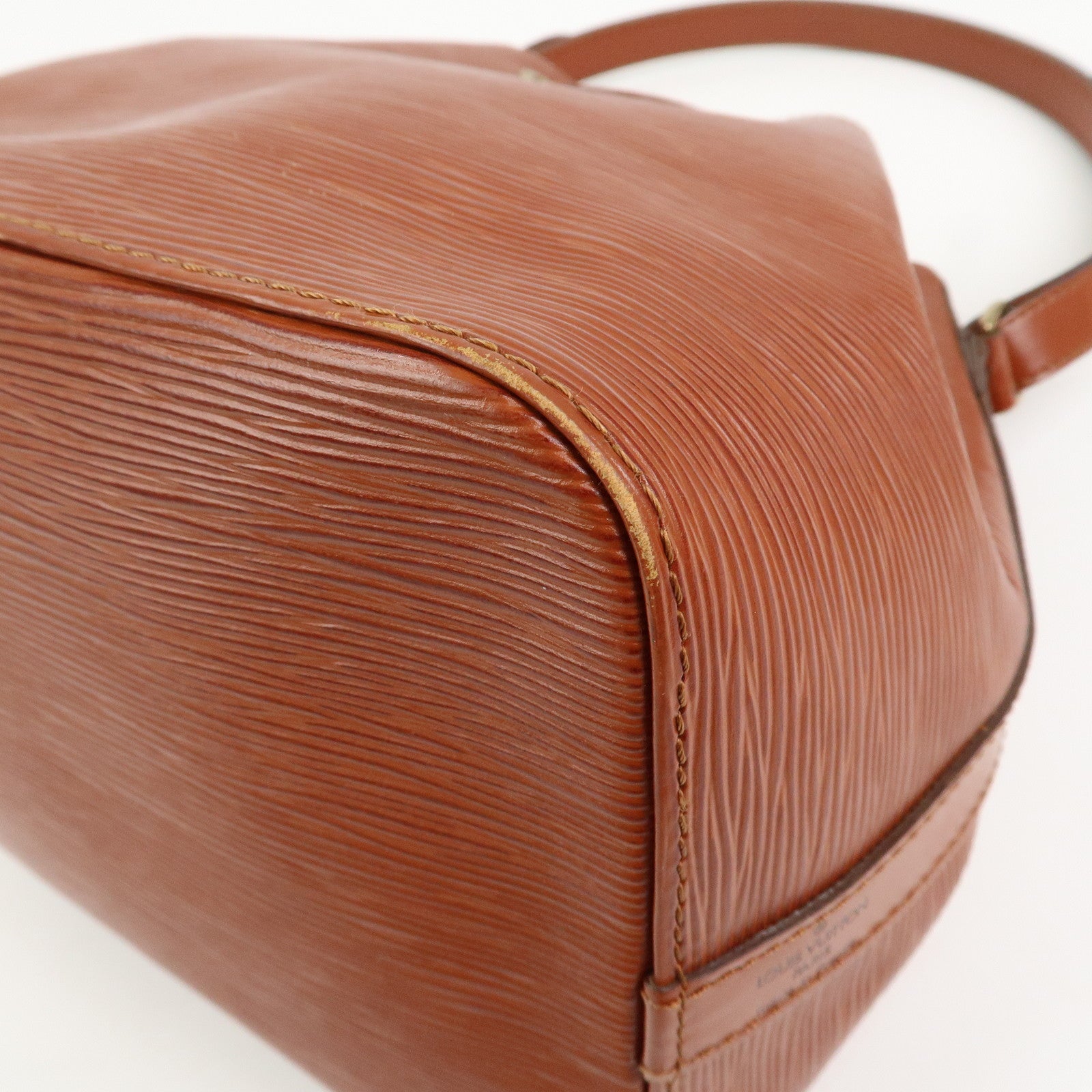 Louis Vuitton Epi Petit Noe Shoulder Bag Kenya Brown M44103