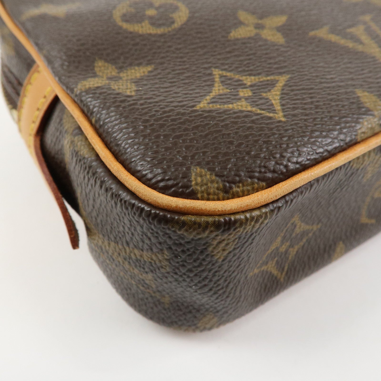 Louis Vuitton Monogram Pochette Marly Bandouliere Bag Brown M51828