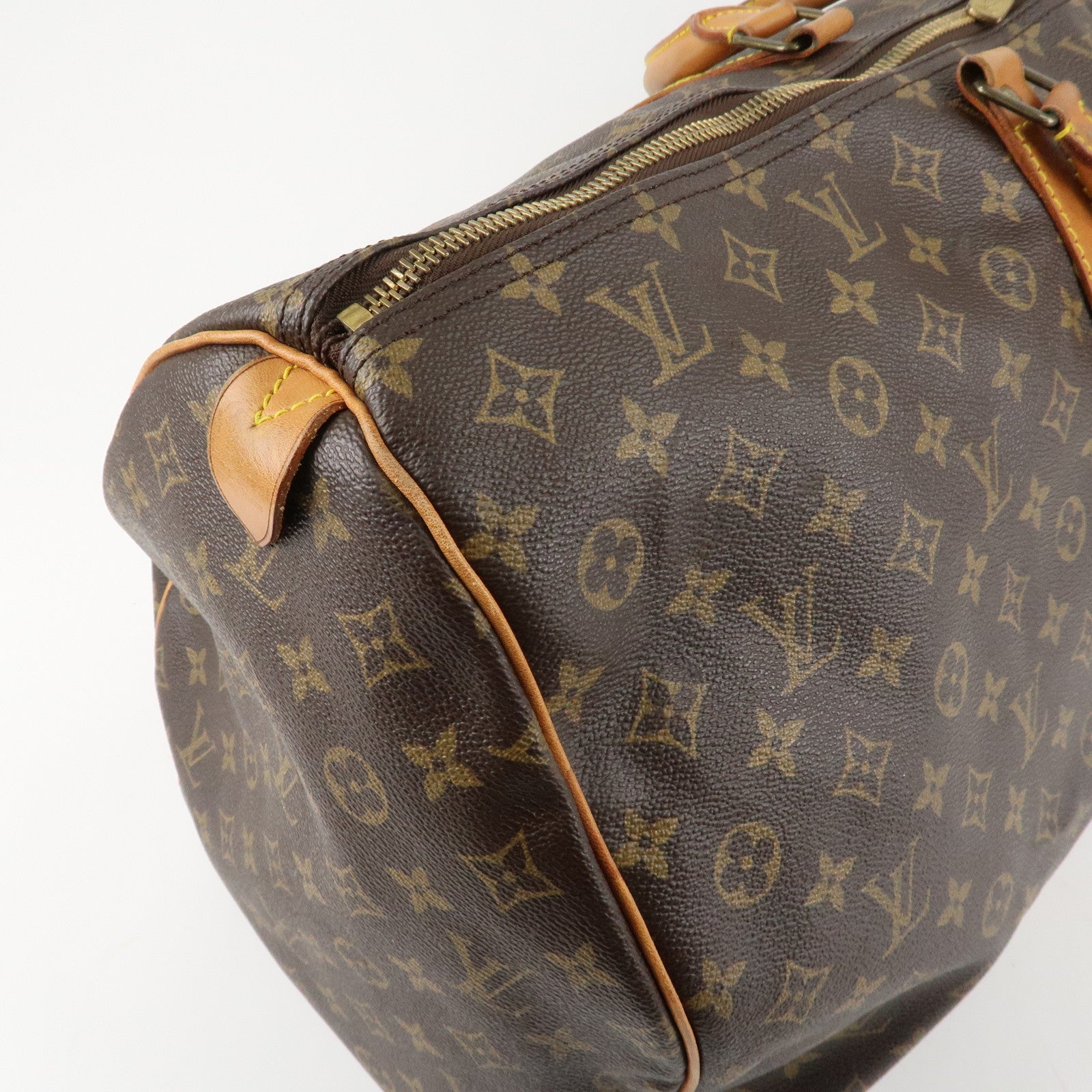 Louis Vuitton Monogram Keep All 60 Boston Bag Brown M41422 Used