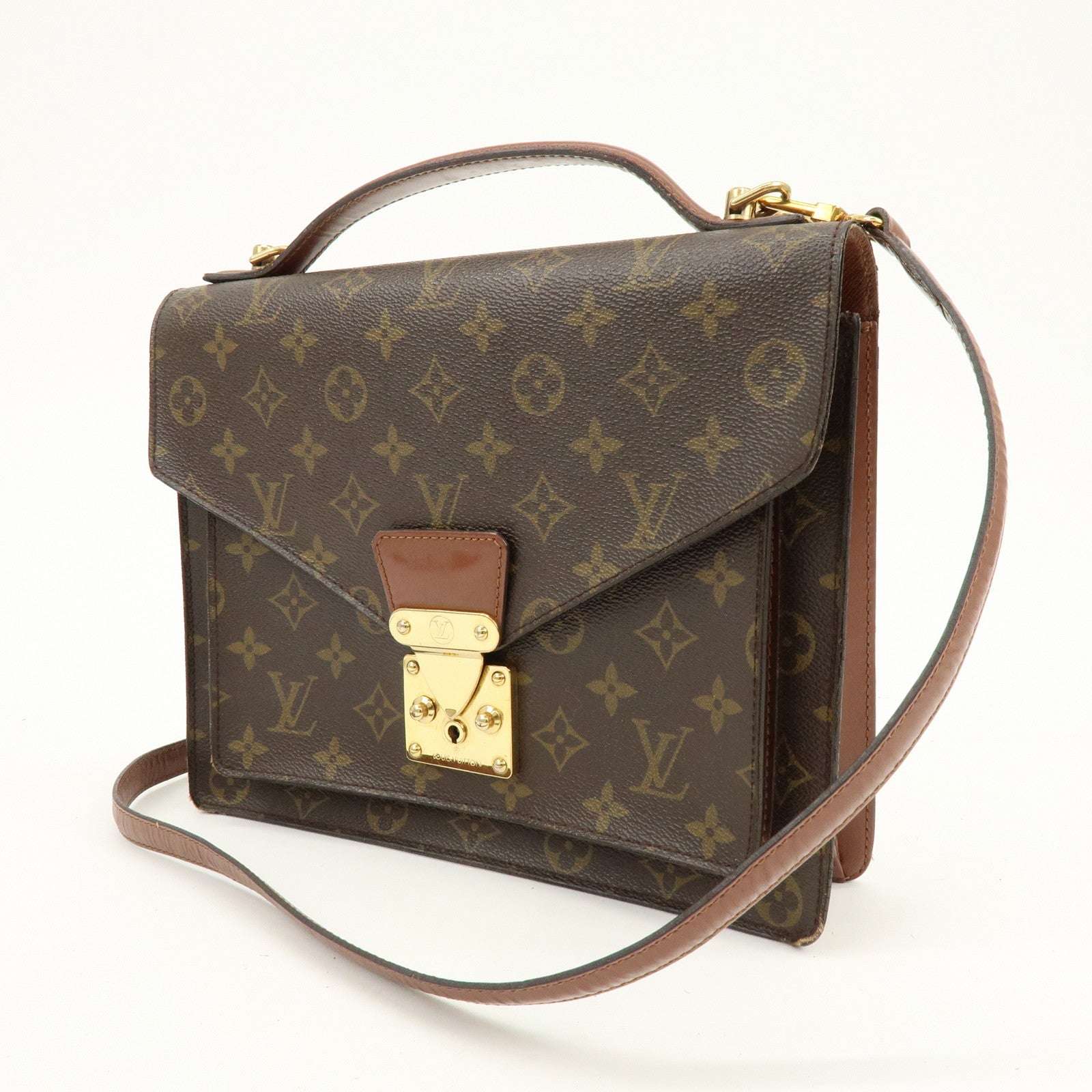 Louis Vuitton Monogram Monceau 28 2Way Bag Brief Case M51185