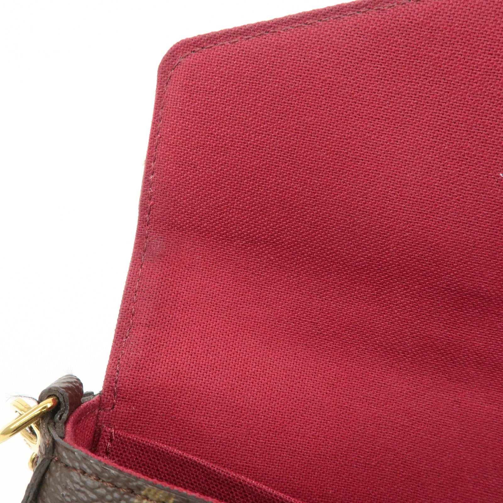Louis Vuitton Monogram Pochette Felicie Shoulder Bag Brown M61276 Used