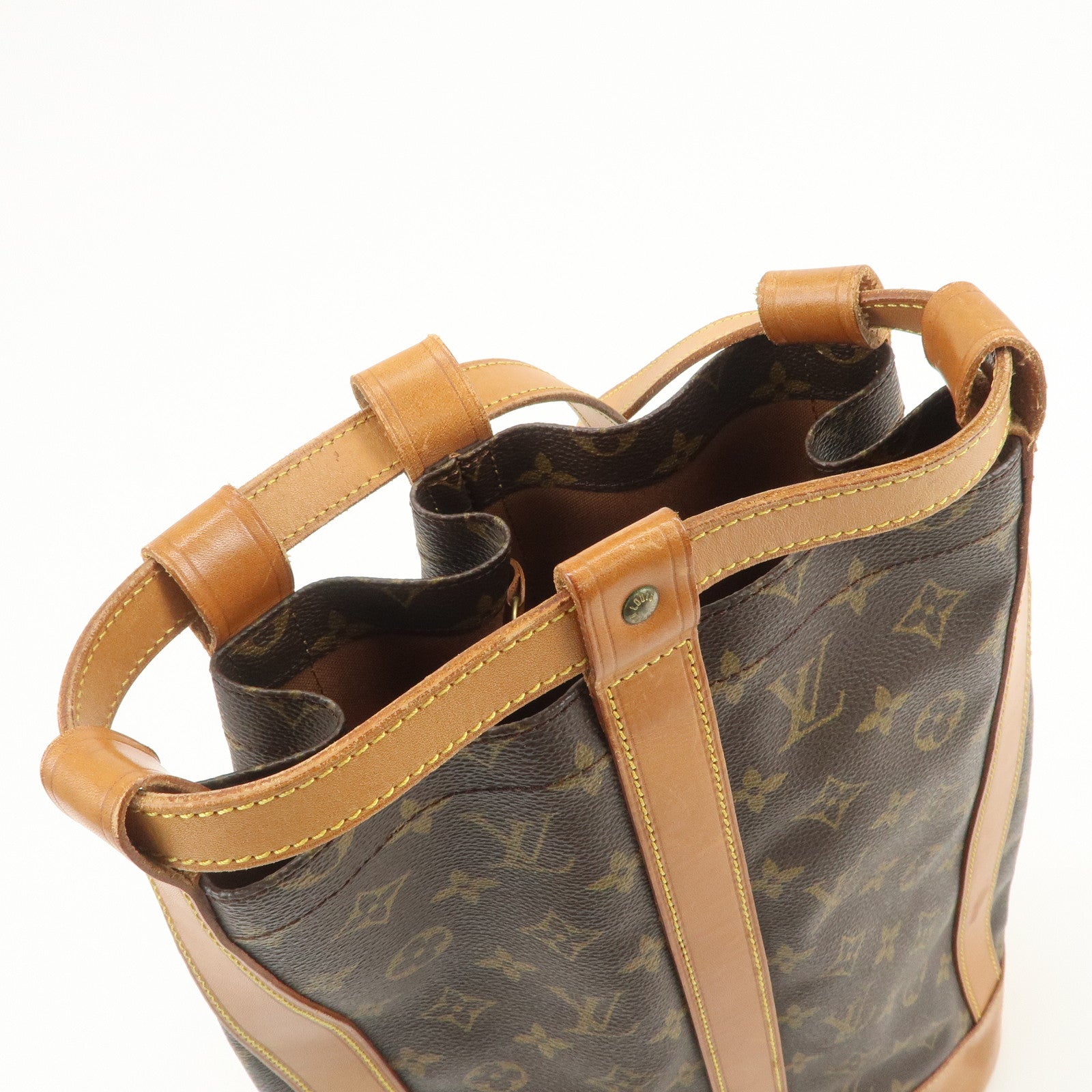 Louis Vuitton Monogram Randonnee PM Shoulder Bag Brown M42243