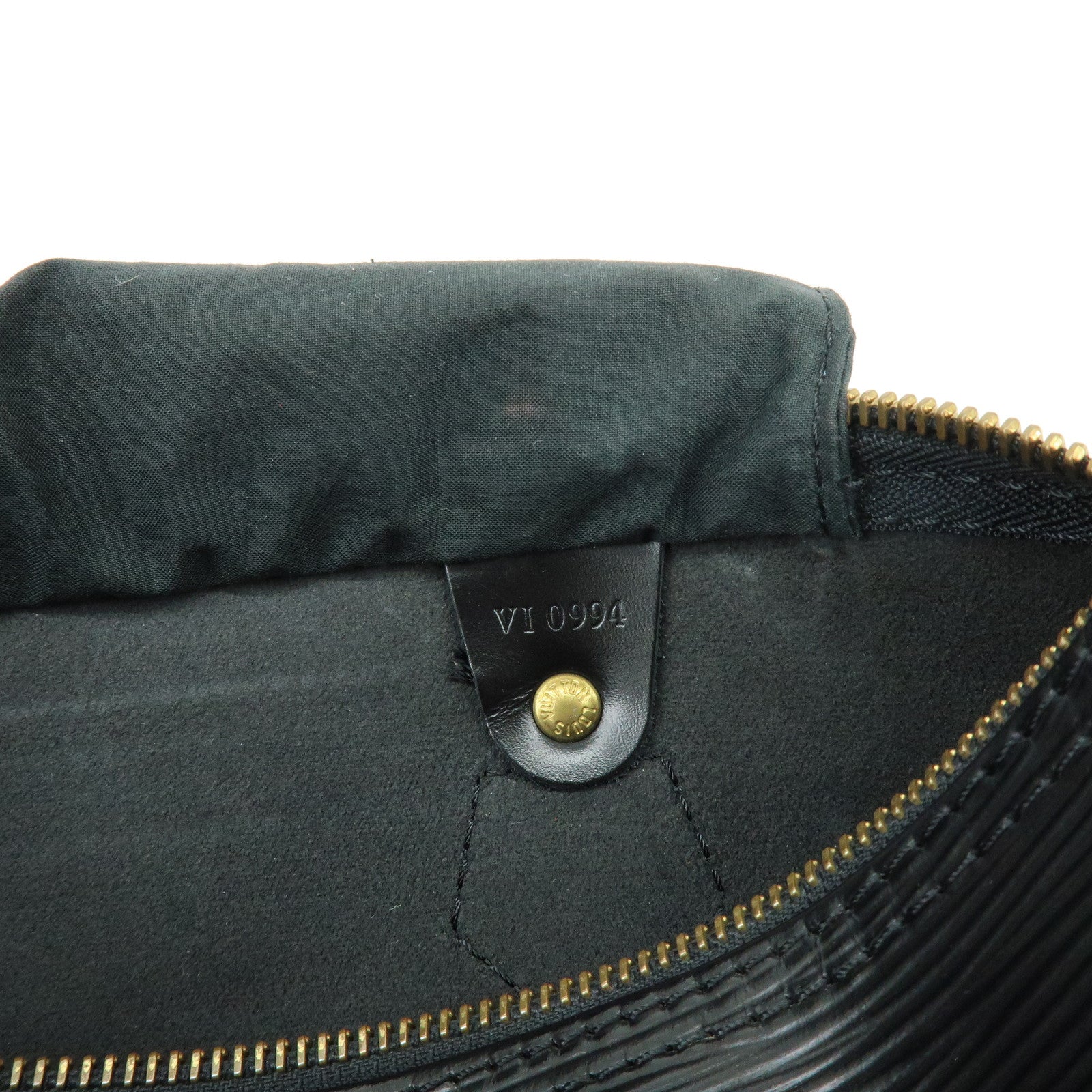 Louis Vuitton Epi Leather Speedy 25 Hand Bag Boston Bag Noir M59032