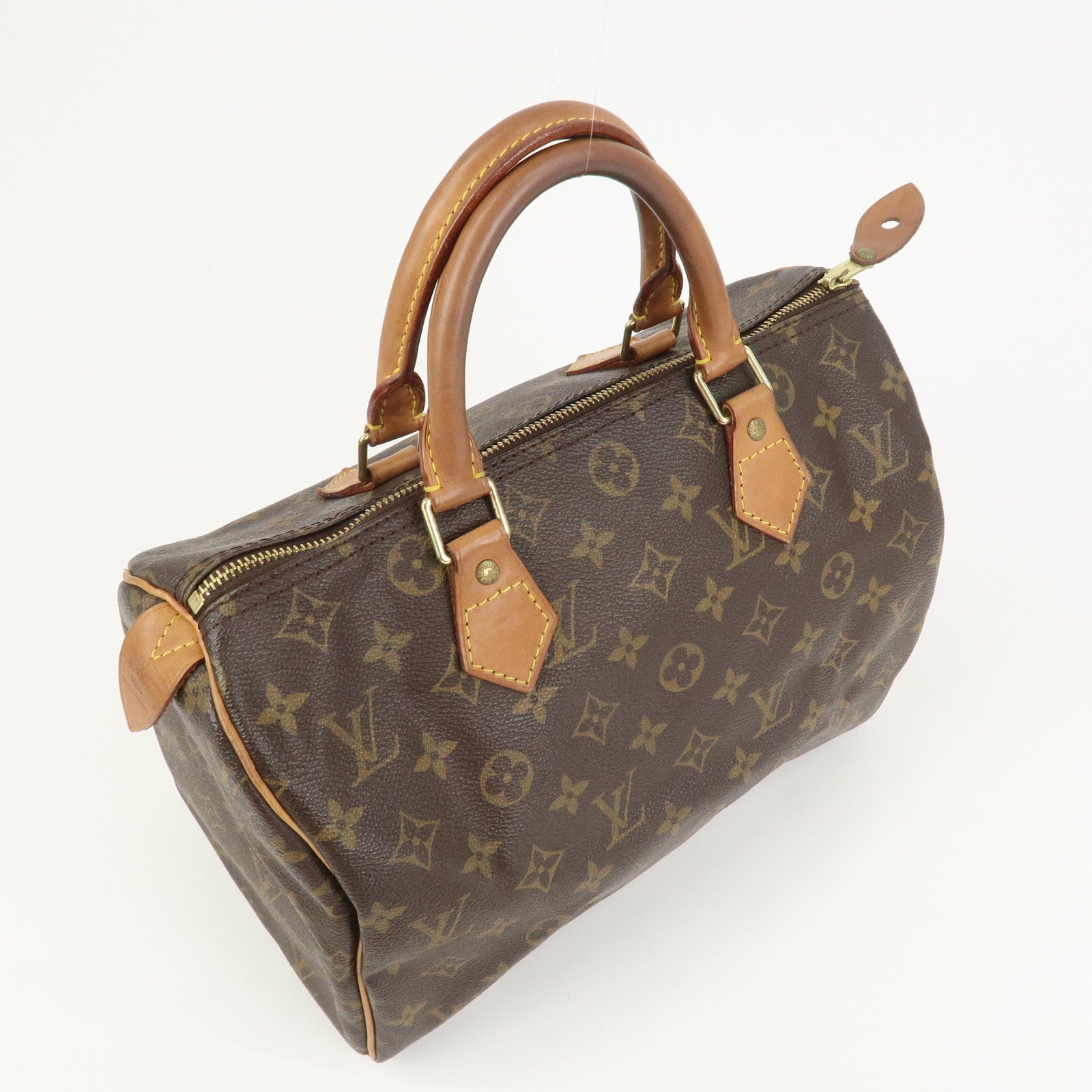 Louis Vuitton Monogram Speedy 30 Boston Bag Hand Bag Brown M41526