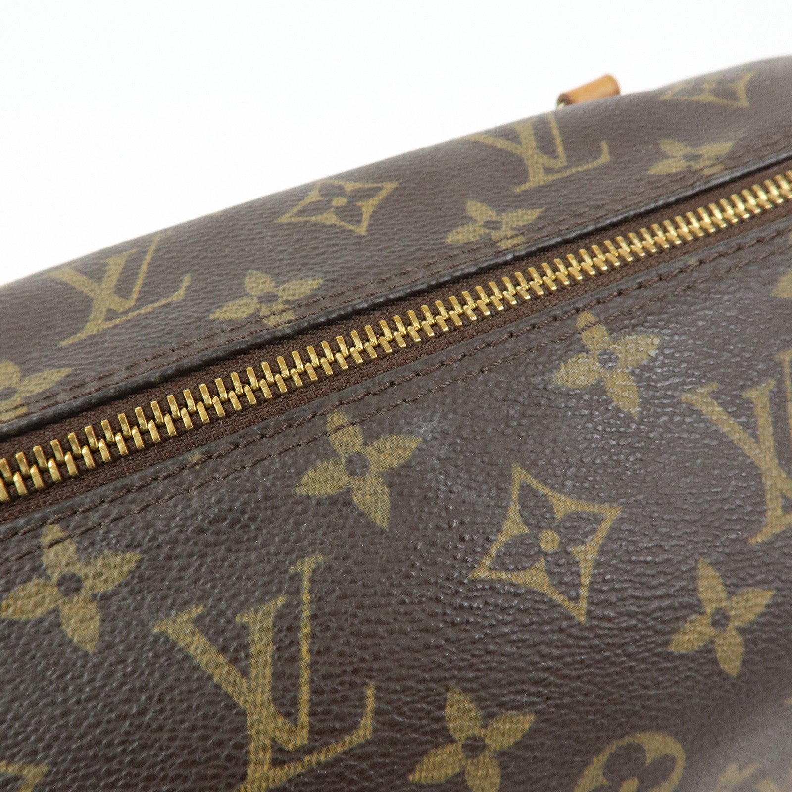 Louis Vuitton Monogram Papillon 30 Hand Bag Brown M51385