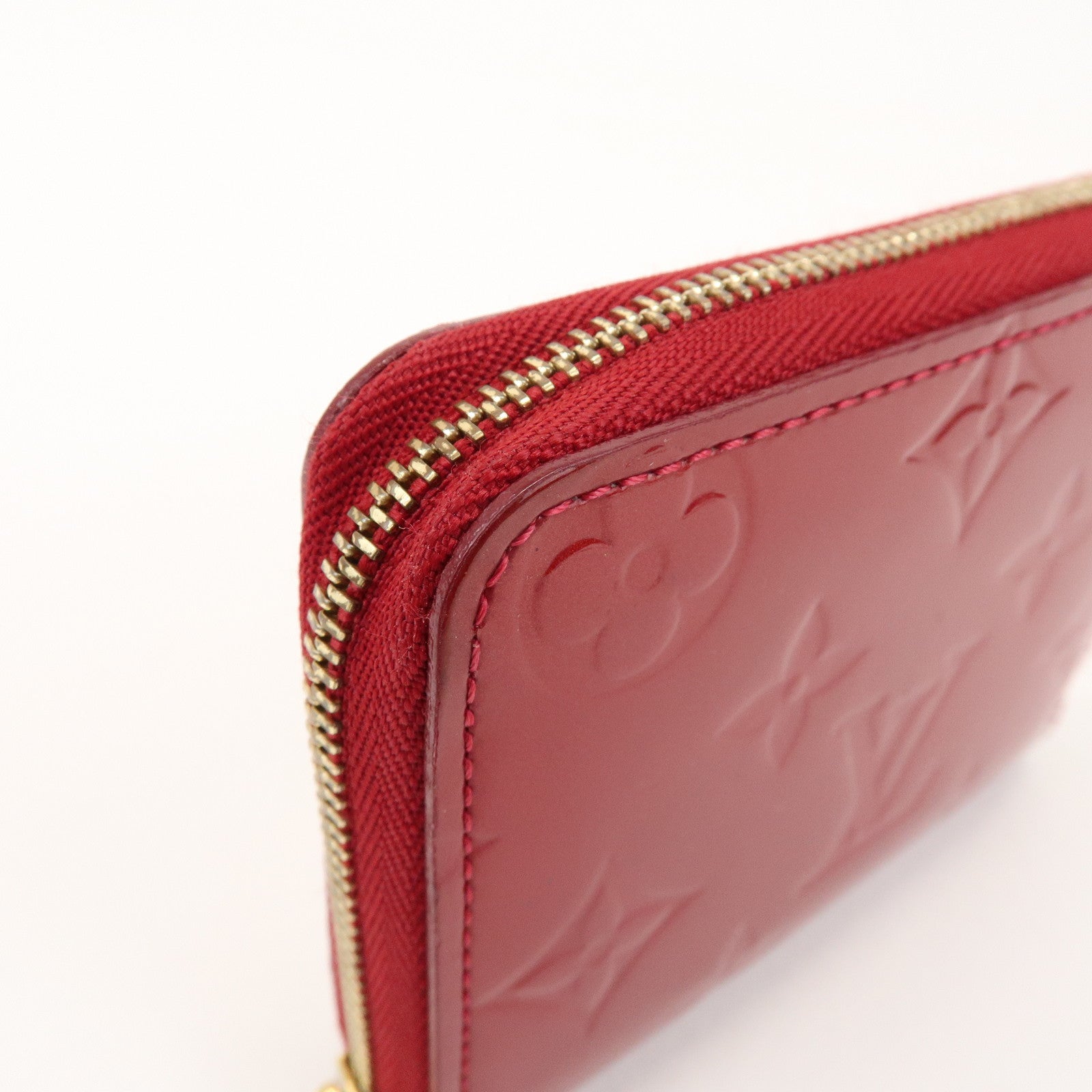 Louis Vuitton Monogram Vernis Leather Zippy Coin Case Pomme d'Amour